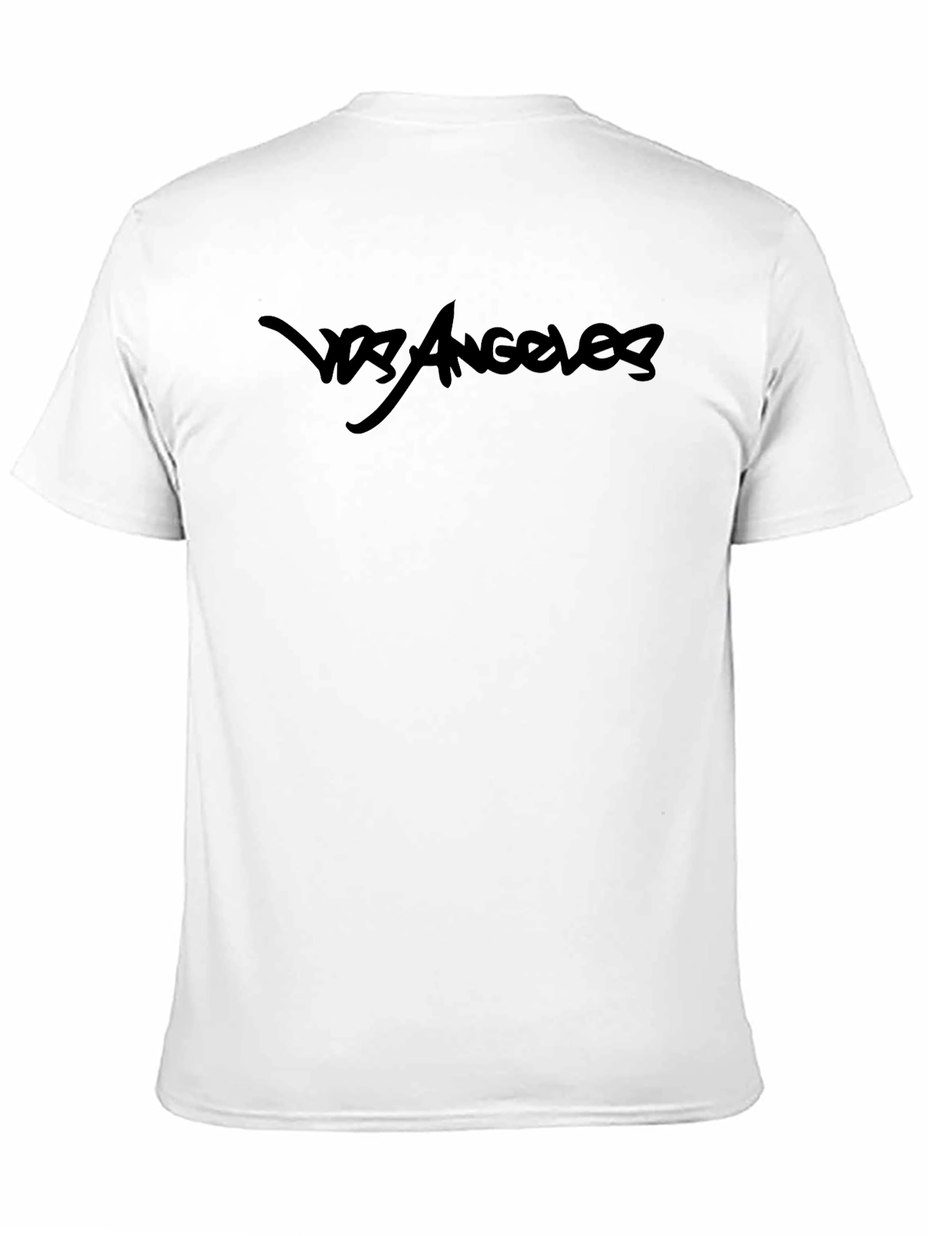 Los Angeles Script Black Graphic Tee