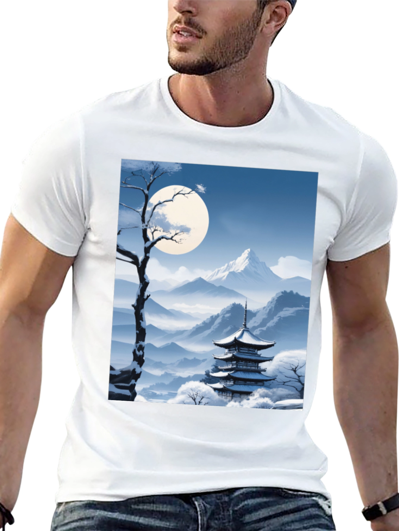 Winter Pagoda Graphic Tee