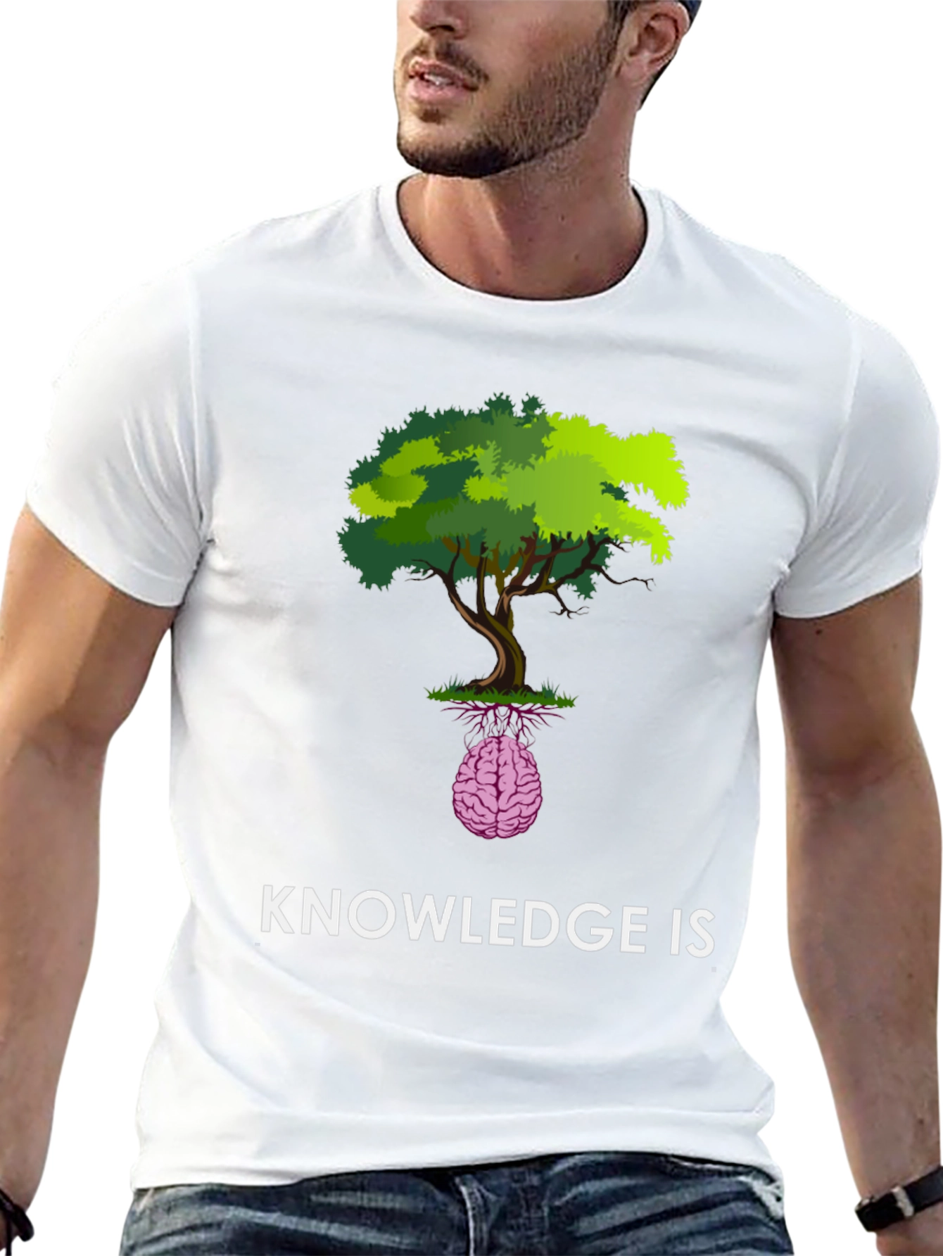Knowledge Tree Graphic T-Shirt