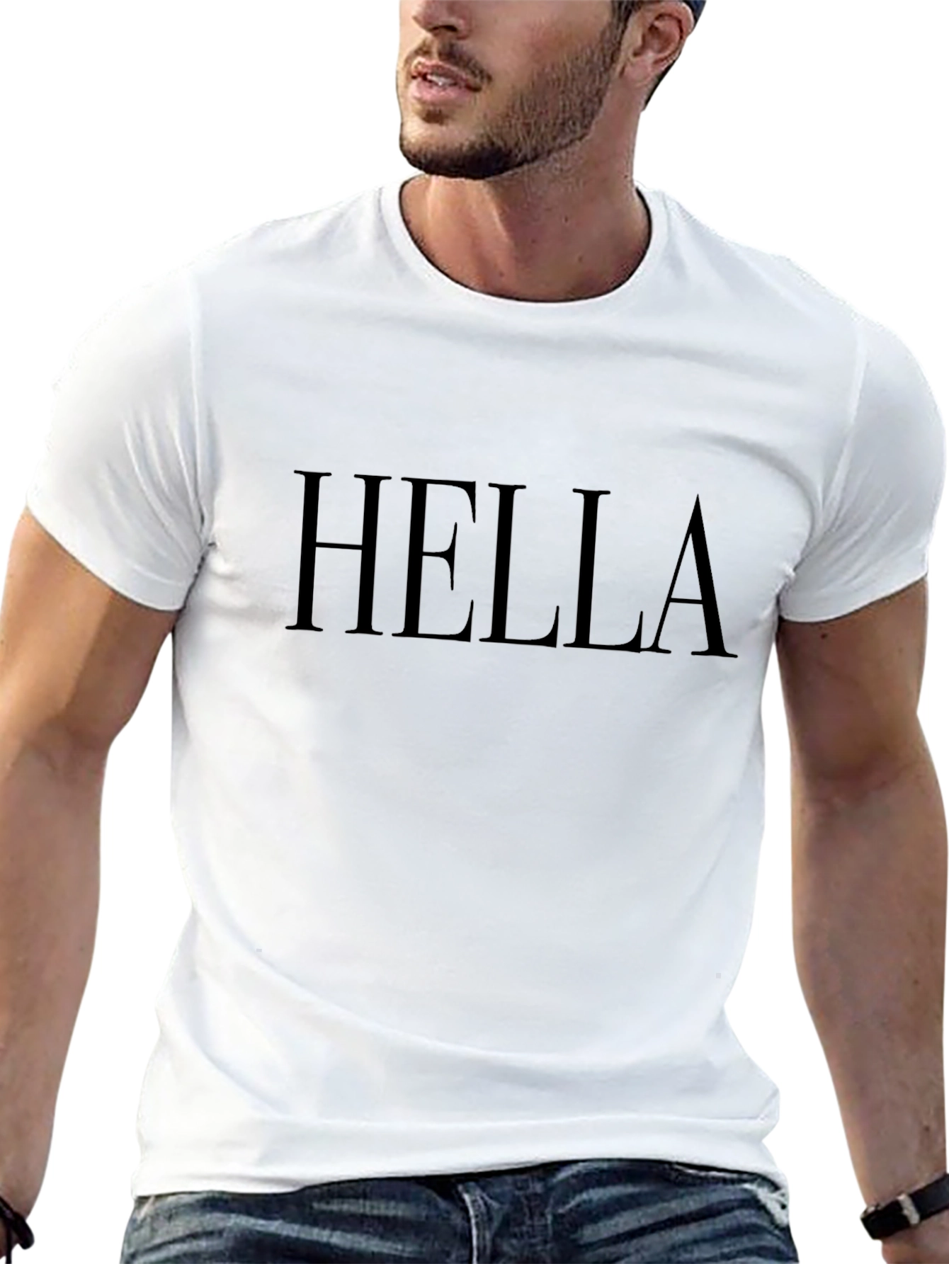 HELLA Graphic Tee - Modern Casual Style