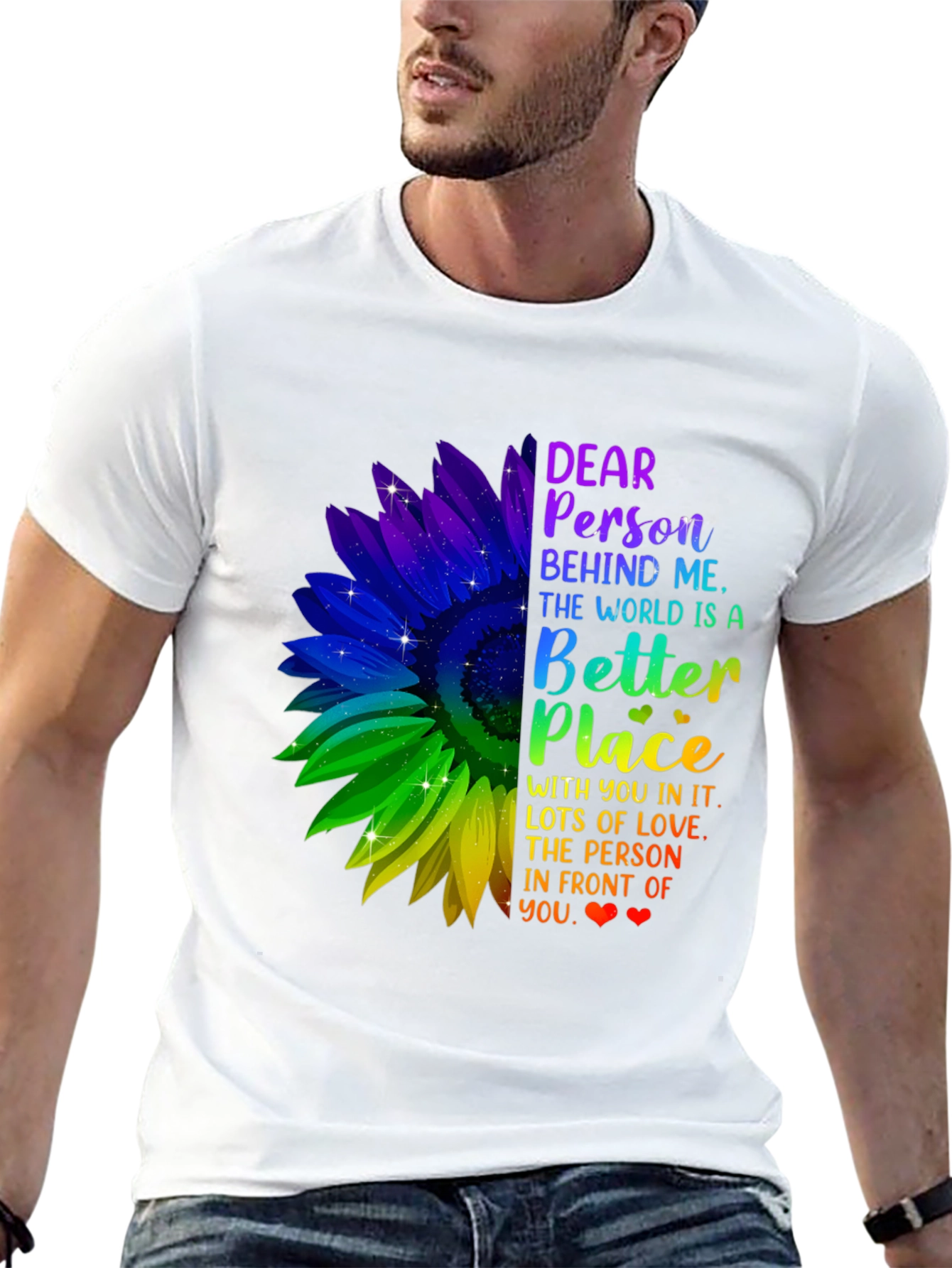 Inspirational Sunflower T-Shirt - Be Kind