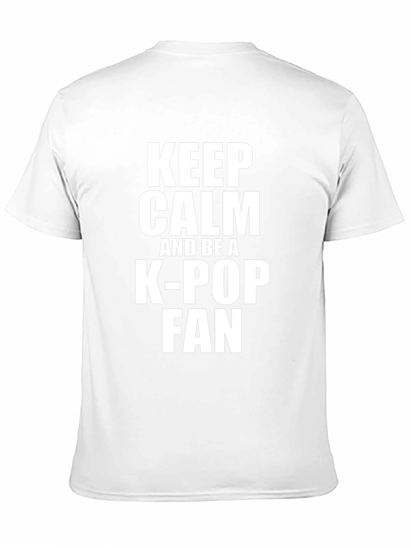 Keep Calm K-Pop Fan Black T-Shirt
