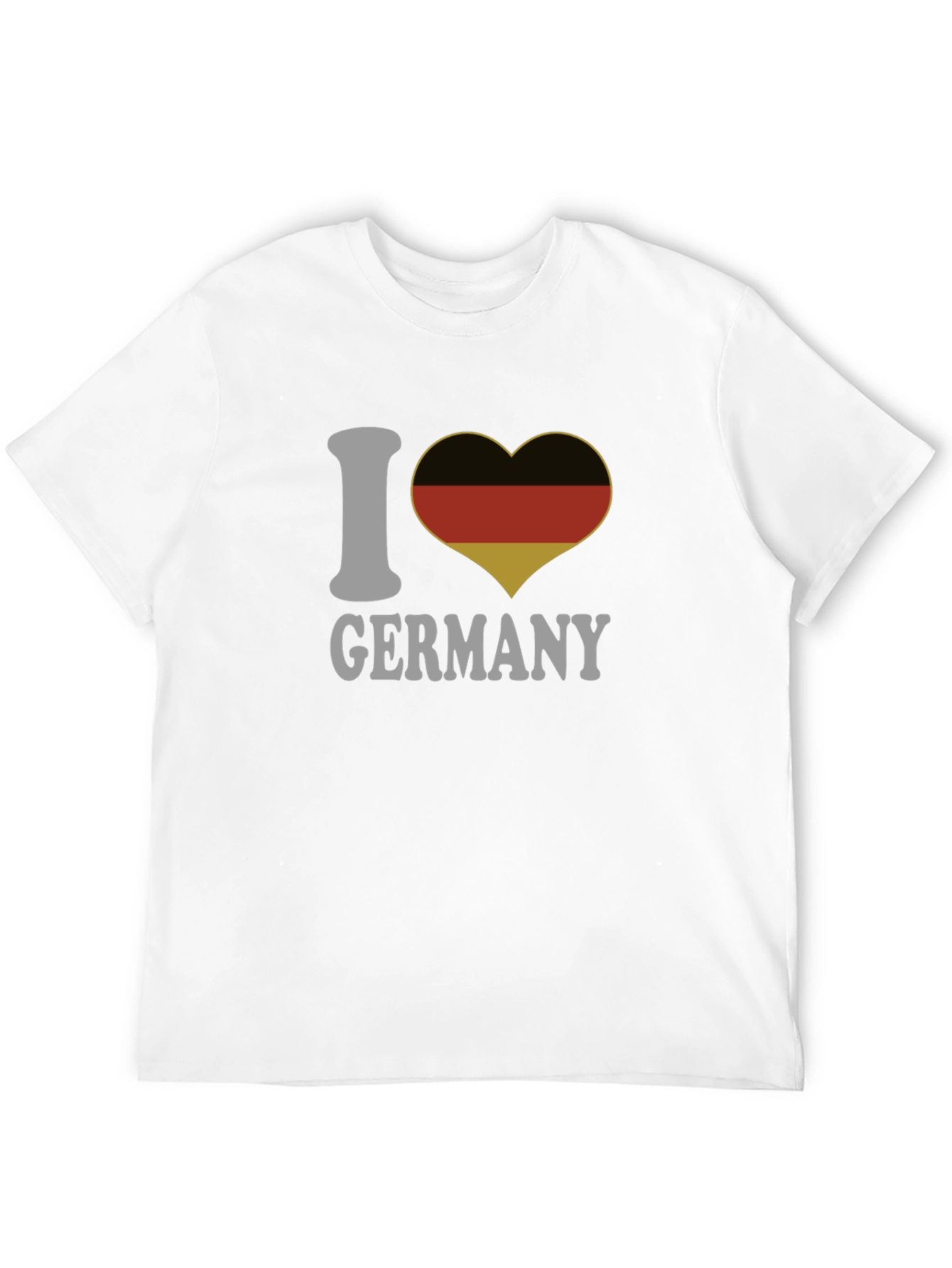 I Love Germany T-Shirt - Black German Pride Tee