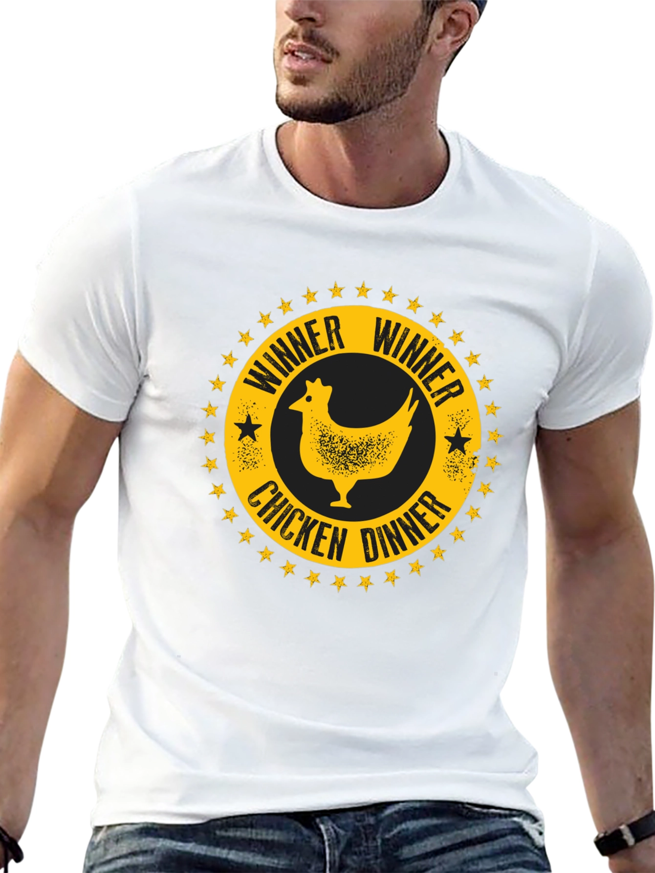 Winner Winner Chicken Dinner Black T-Shirt