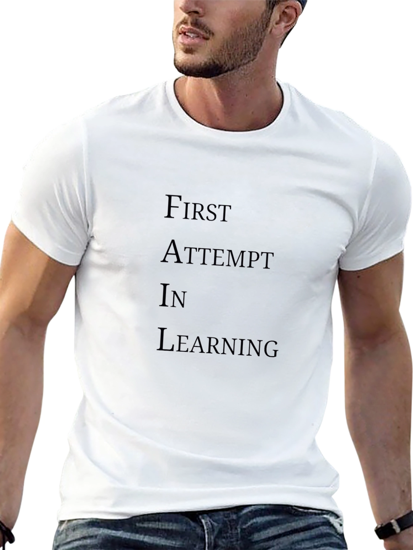First Attempt In Learning Black T-Shirt