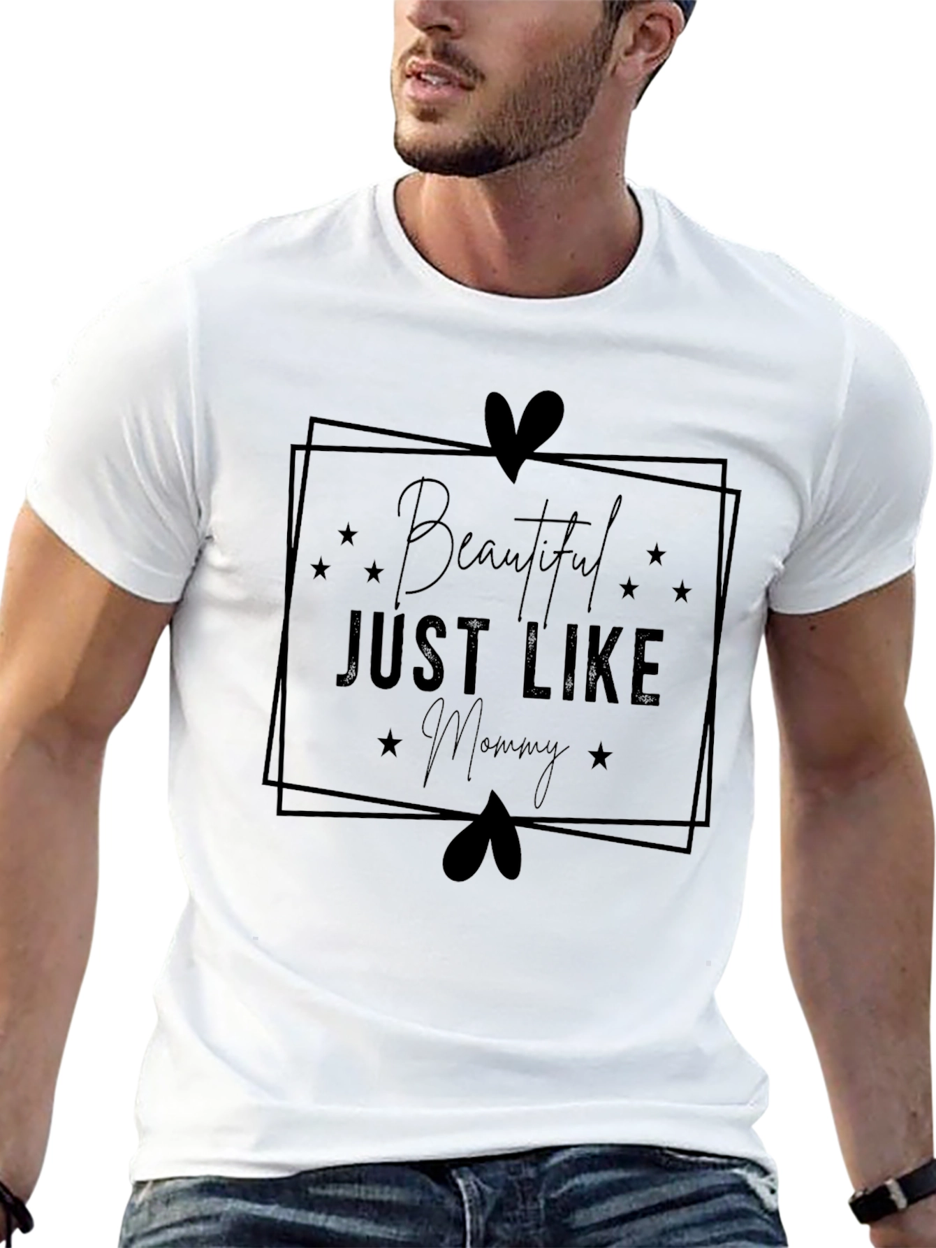 Beautiful Just Like Mommy Black T-Shirt