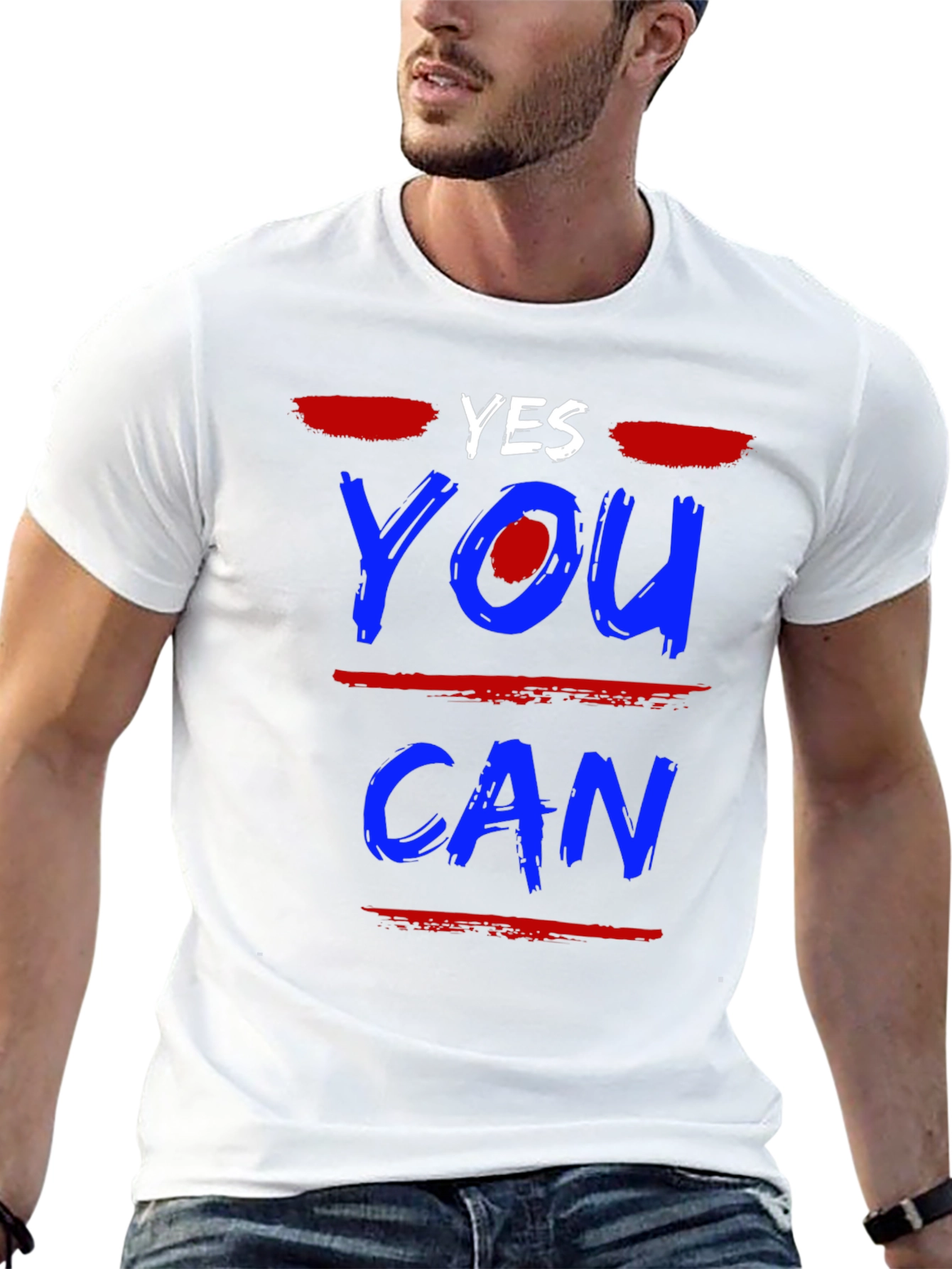 Yes You Can Graphic Tee - Motivational T-Shirt