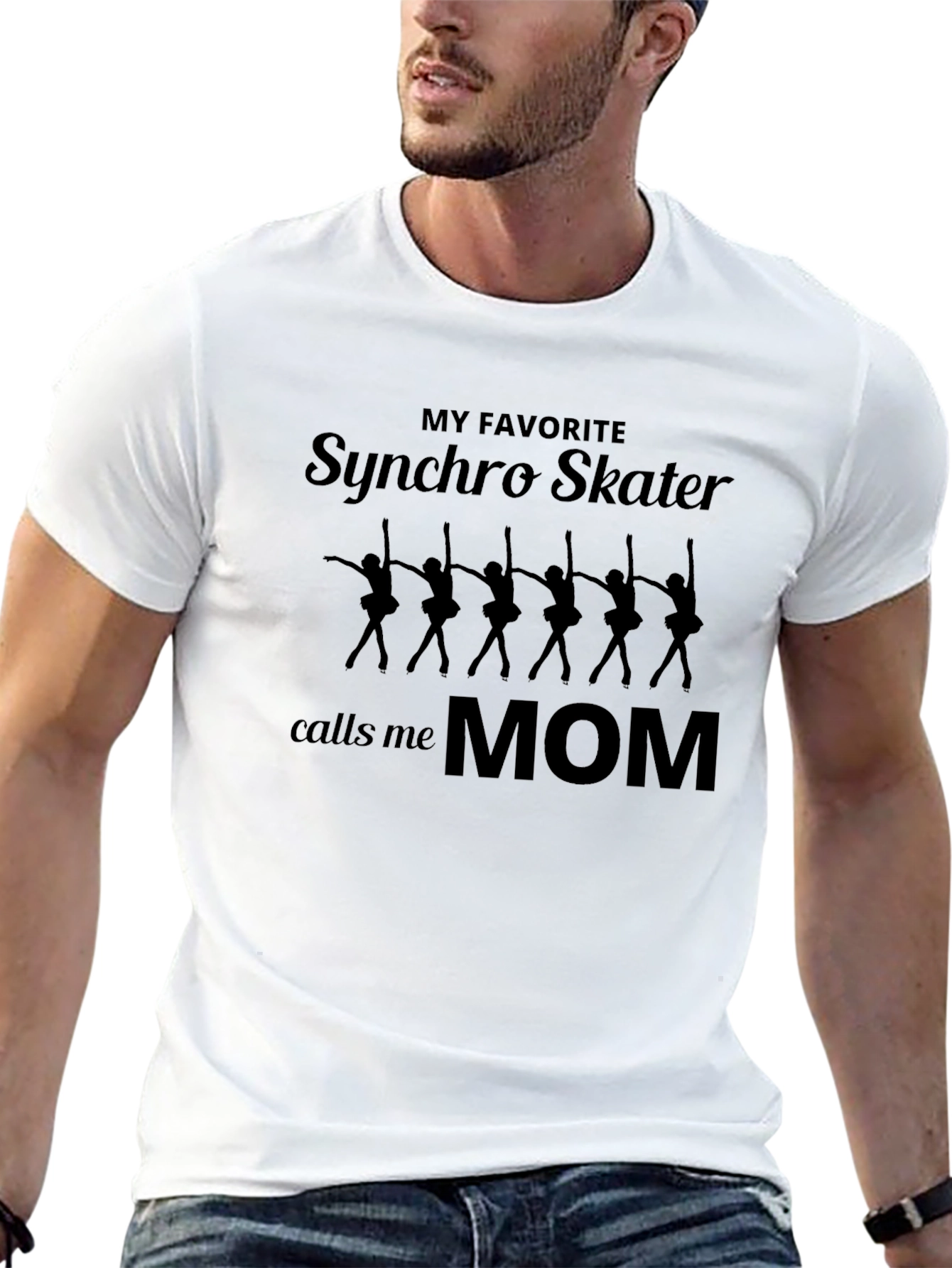 Synchro Skater Mom T-Shirt - Figure Skating Fan Apparel
