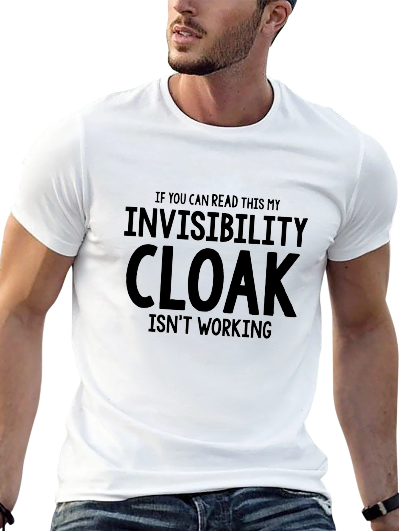 Invisibility Cloak T-Shirt - Funny Novelty Graphic Tee