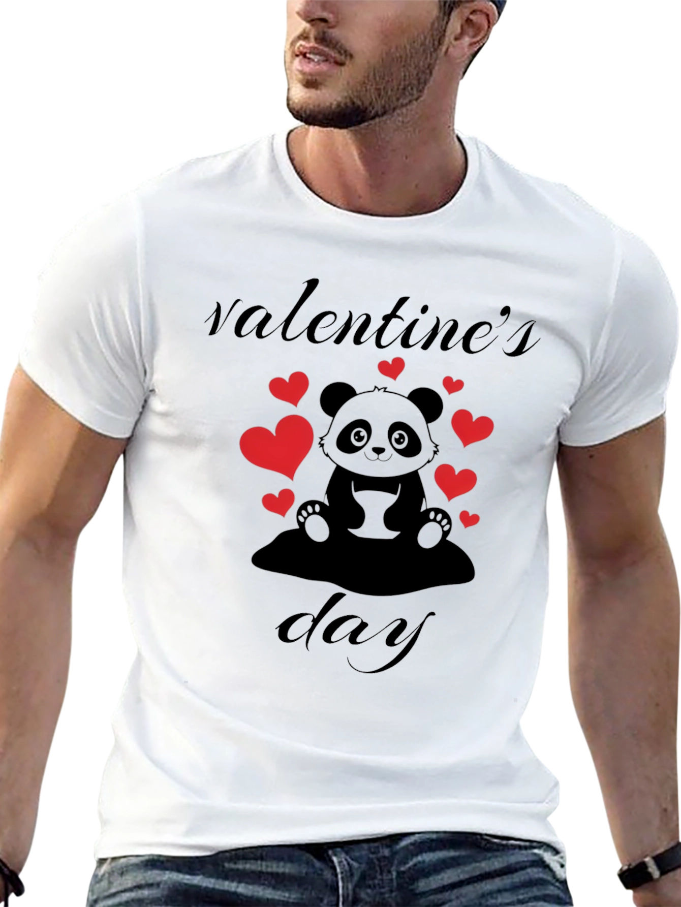 Valentines Day Panda T-Shirt