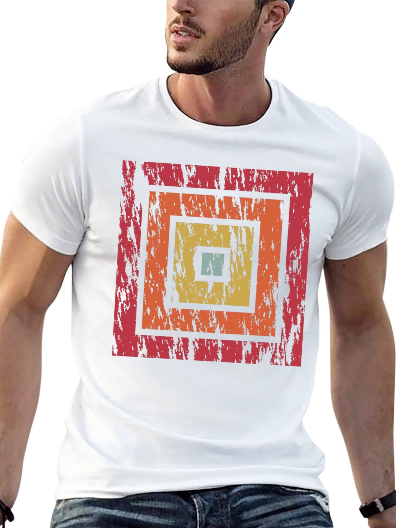 Retro Square Graphic Tee