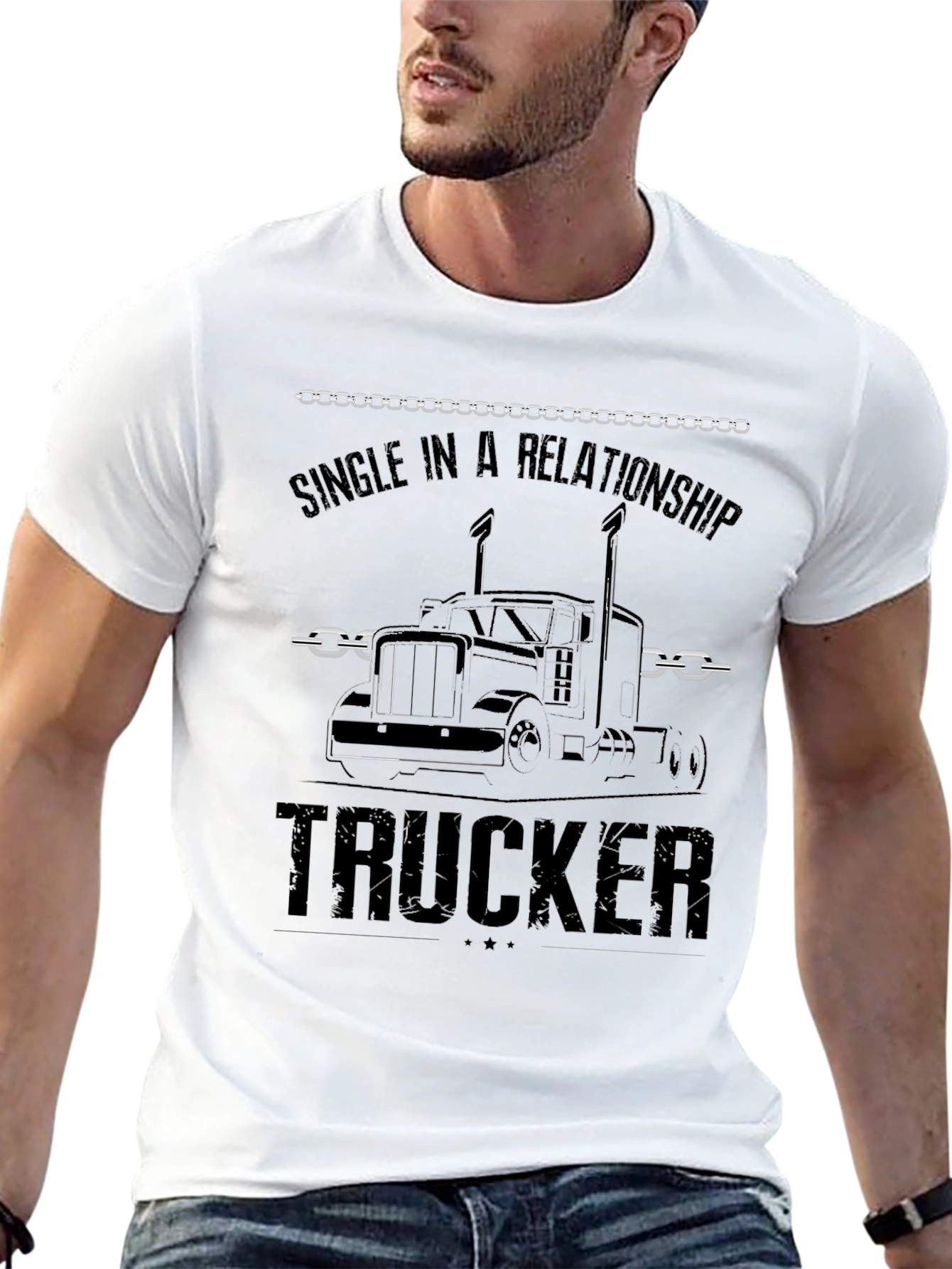 Trucker Relationship T-Shirt - Semi Truck Graphic Tee
