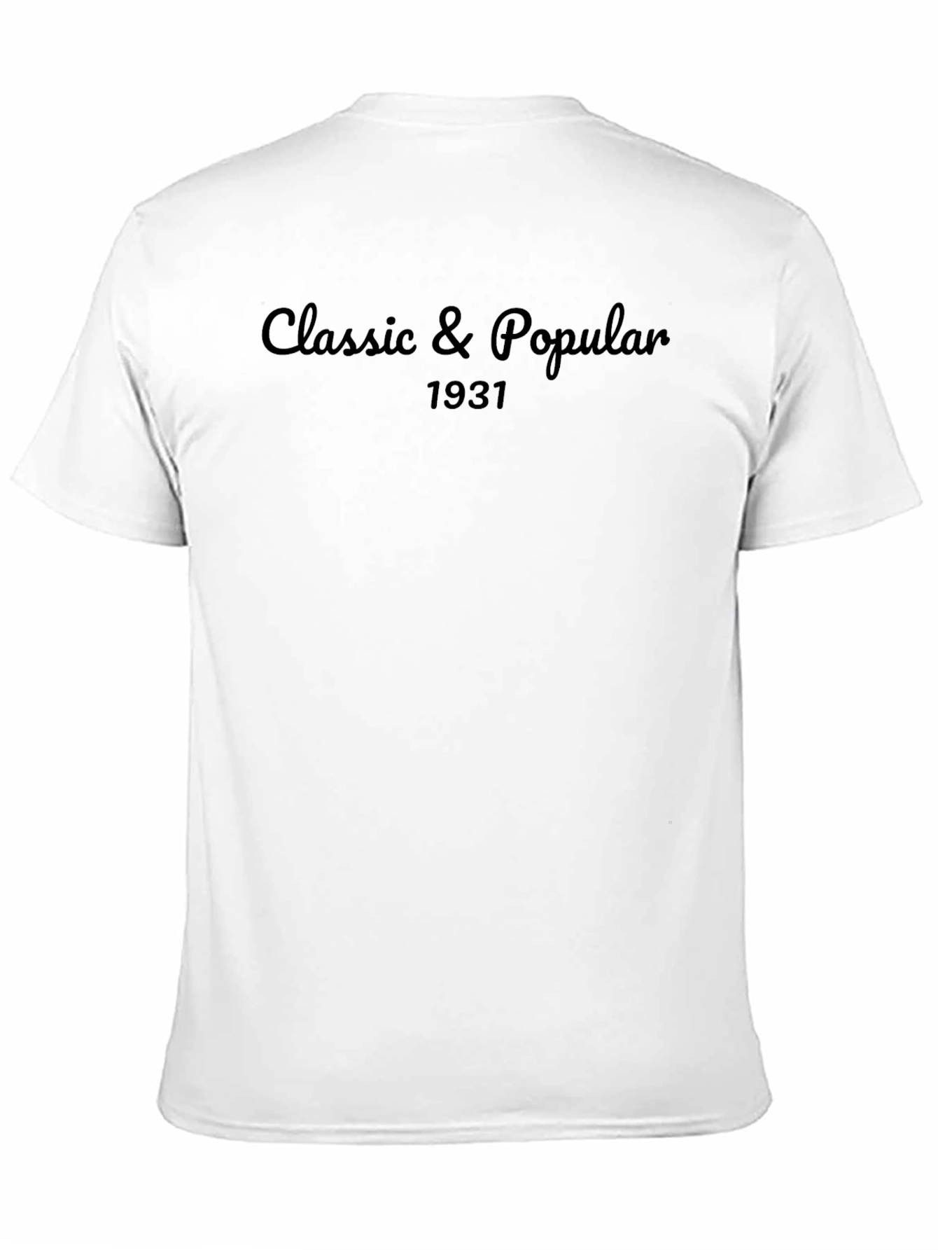 Classic & Popular 1931 Black T-Shirt
