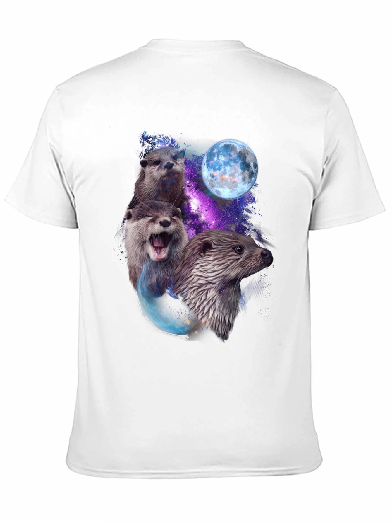 Otter Galaxy Graphic T-Shirt