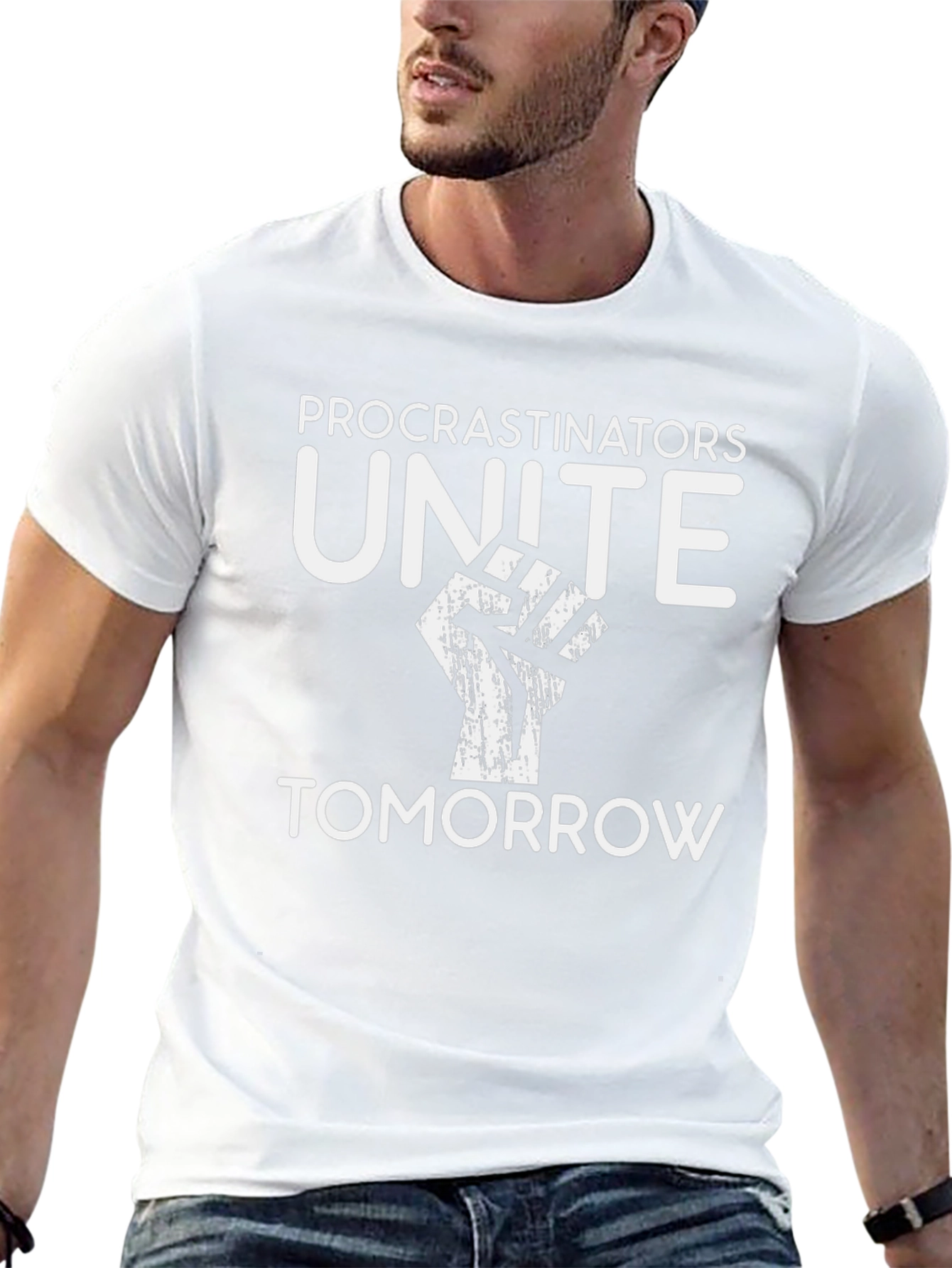 Procrastinators Unite Tomorrow Graphic T-Shirt