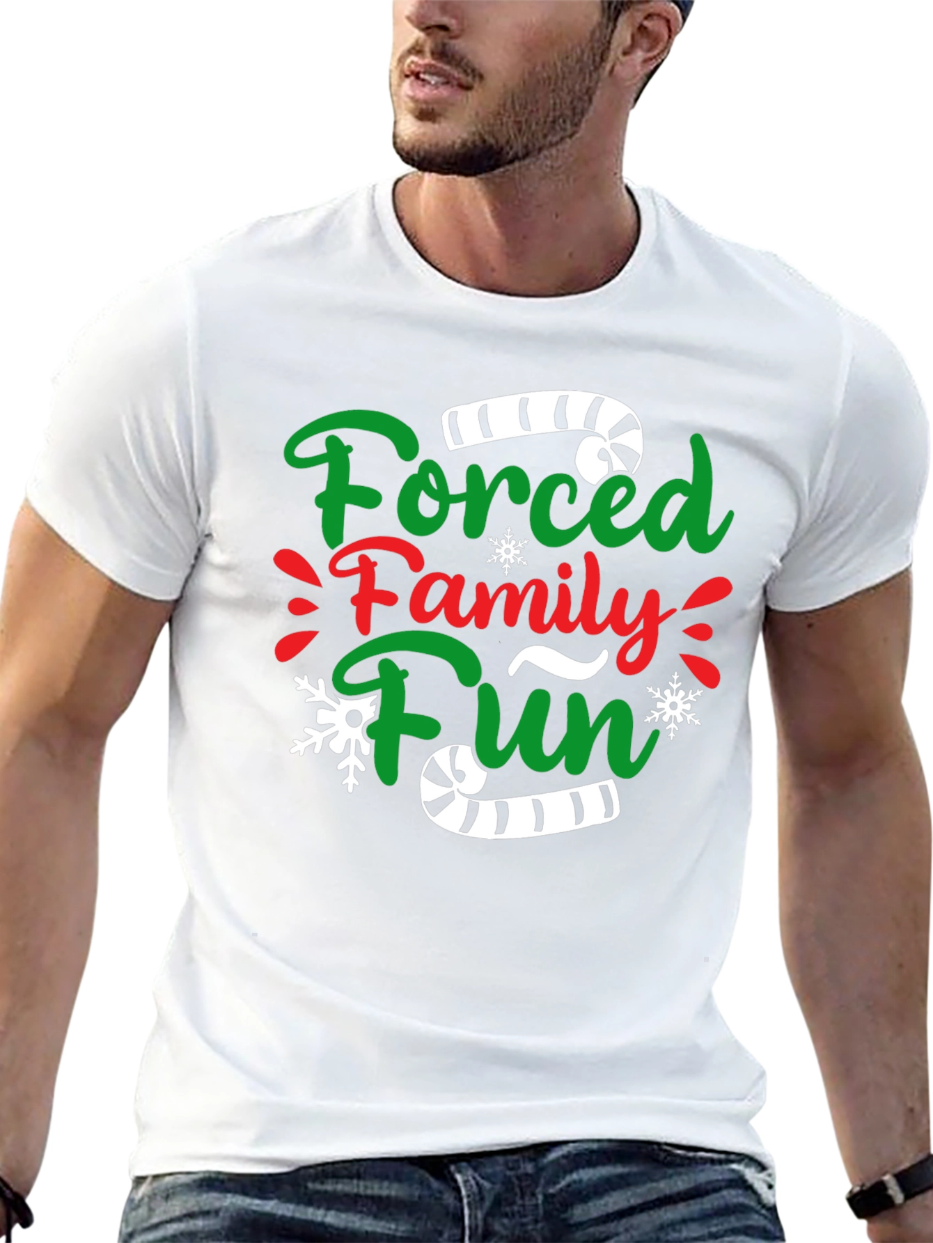Forced Family Fun Christmas T-Shirt