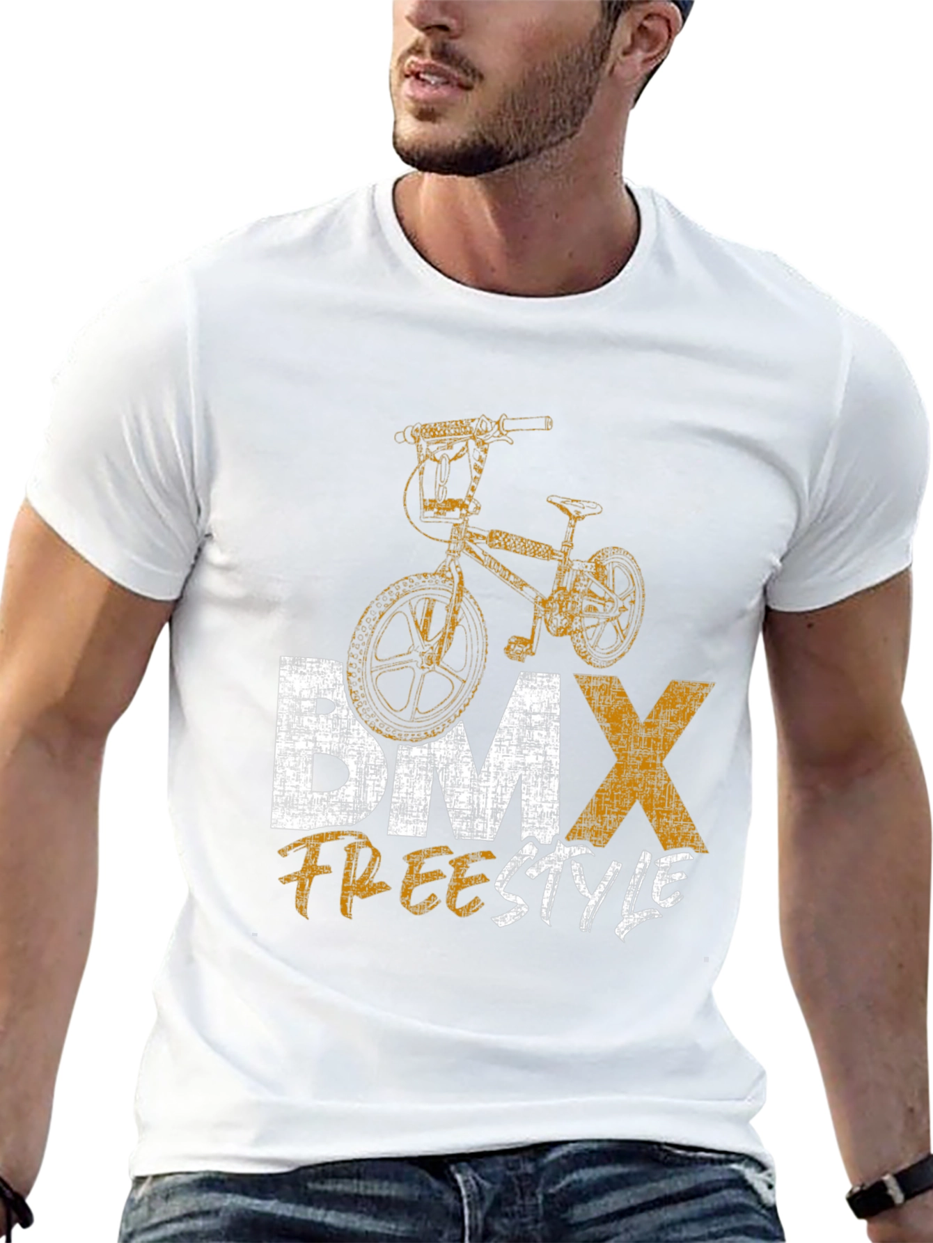 BMX Freestyle Graphic Tee - Black