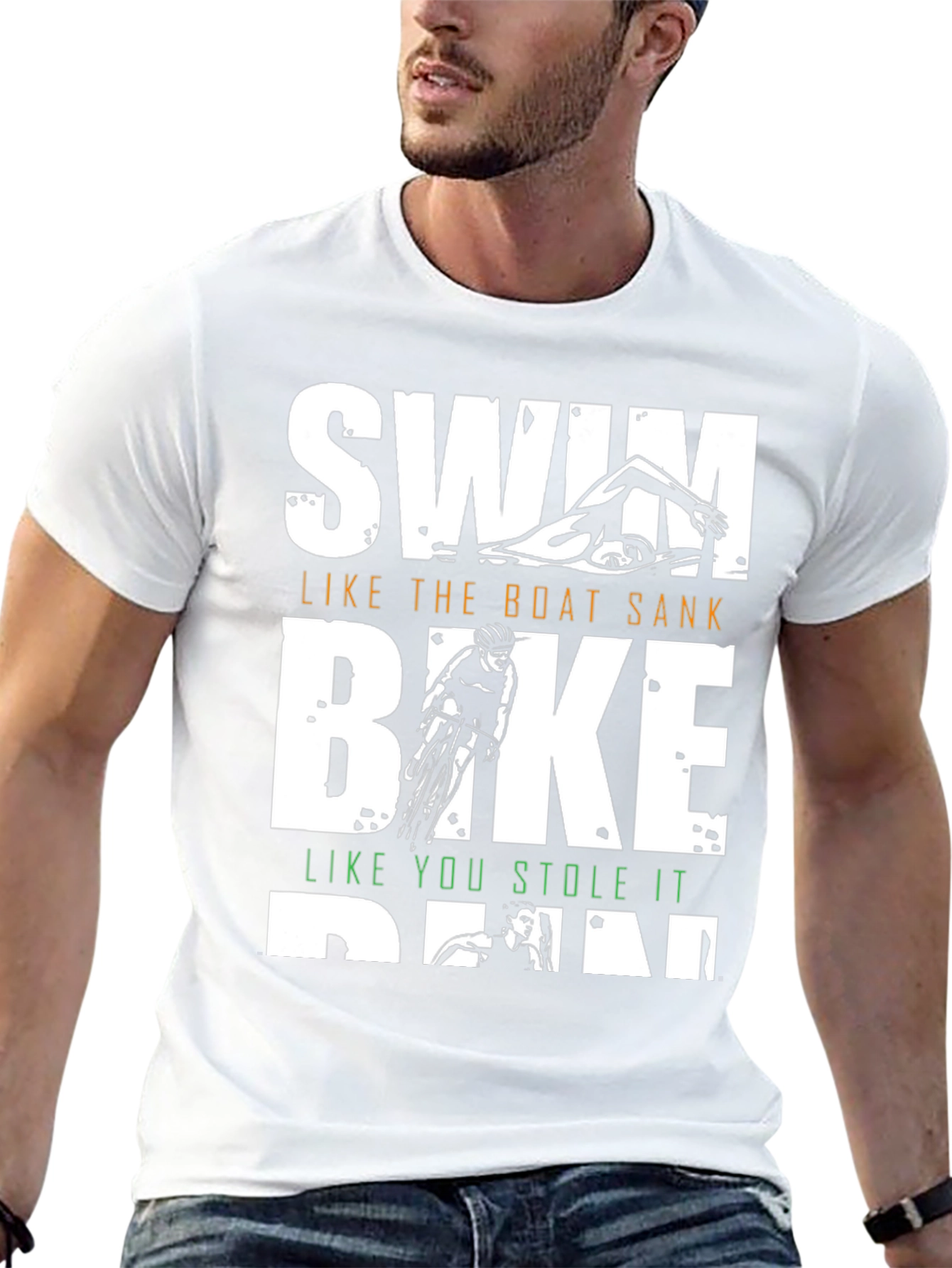 Triathlon T-Shirt: Swim Bike Run