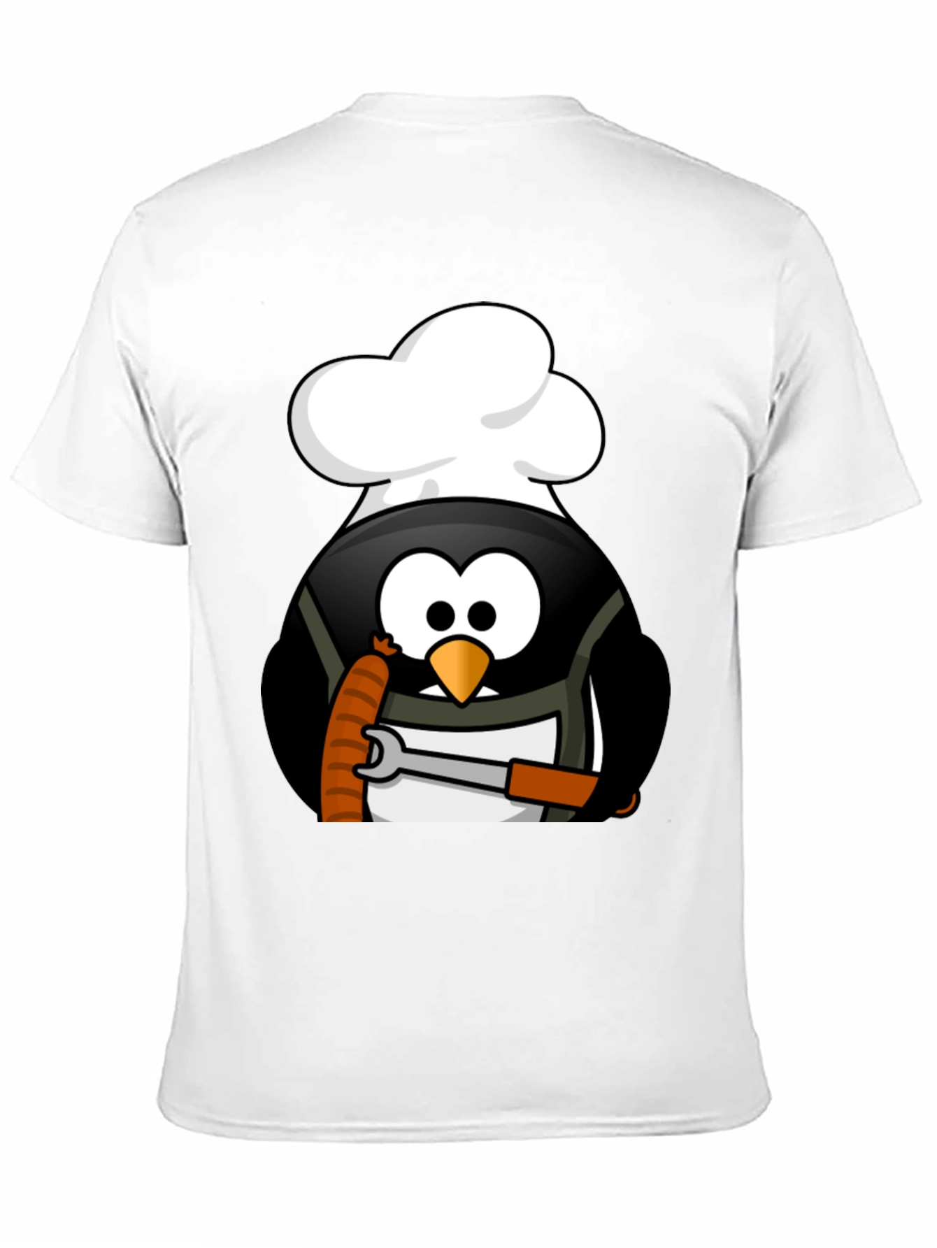 Chef Penguin Wrench T-Shirt - Black