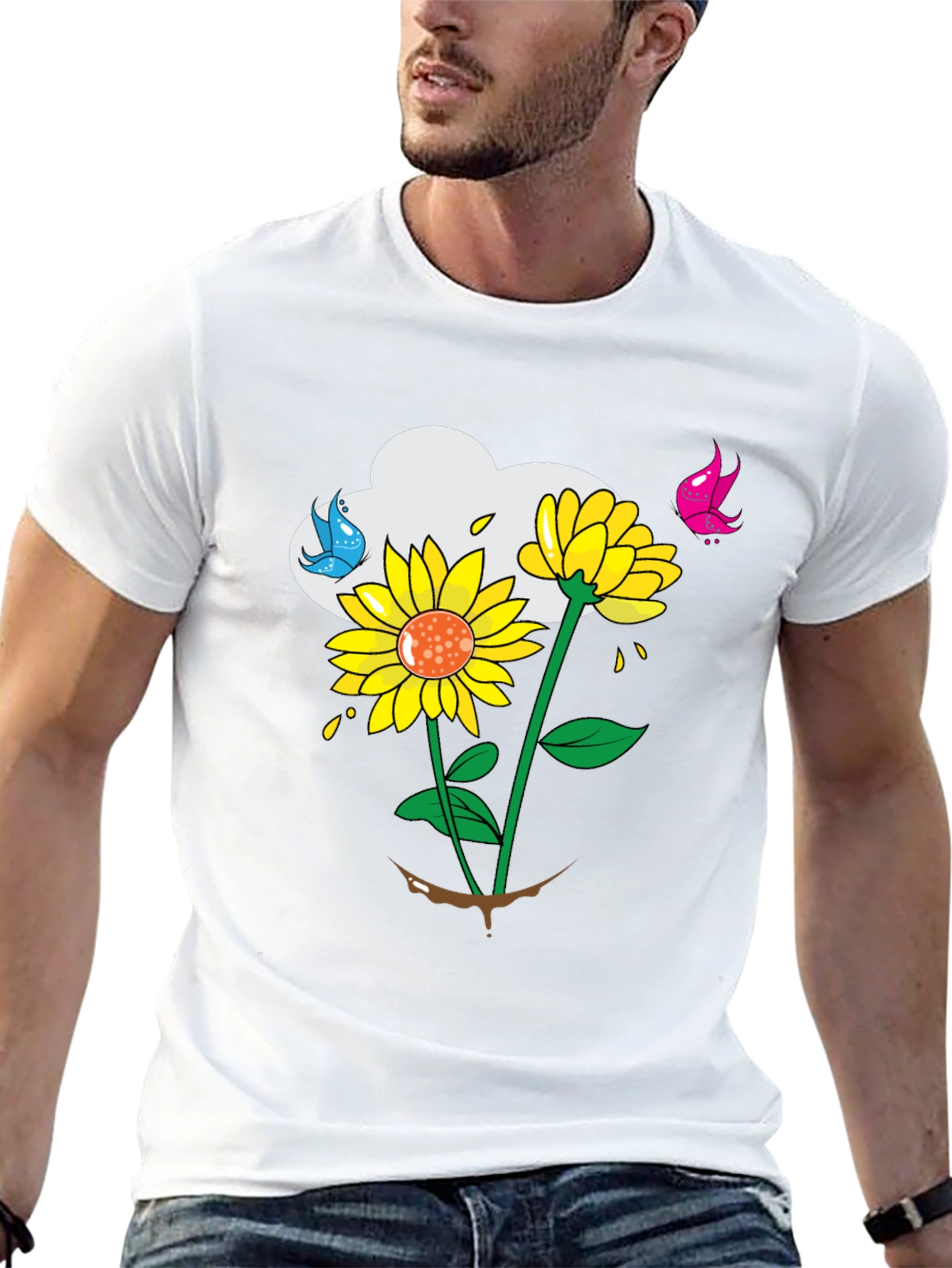 Sunflower Graphic Print Tee