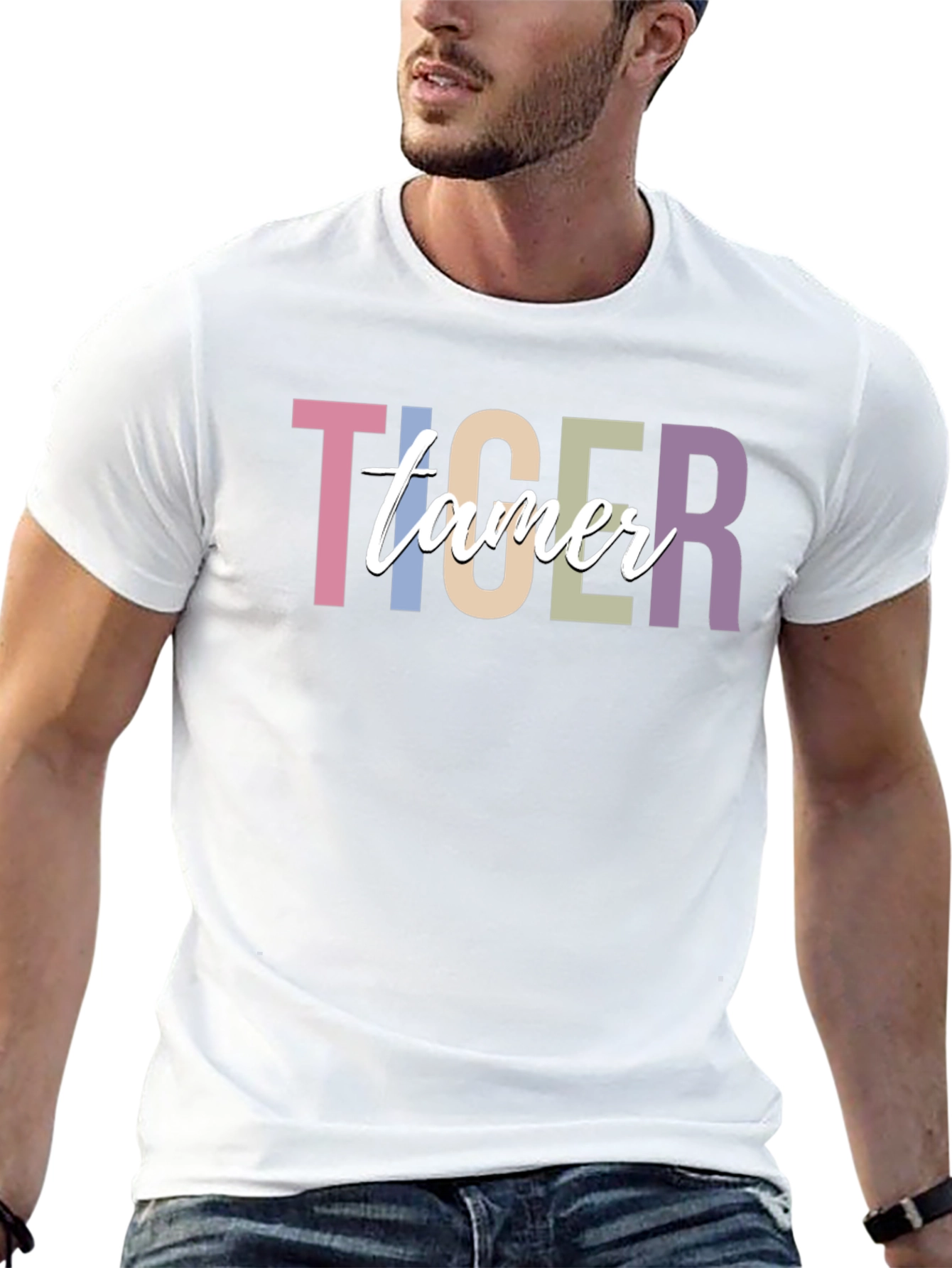 Tiger Tamer Graphic Black T-Shirt