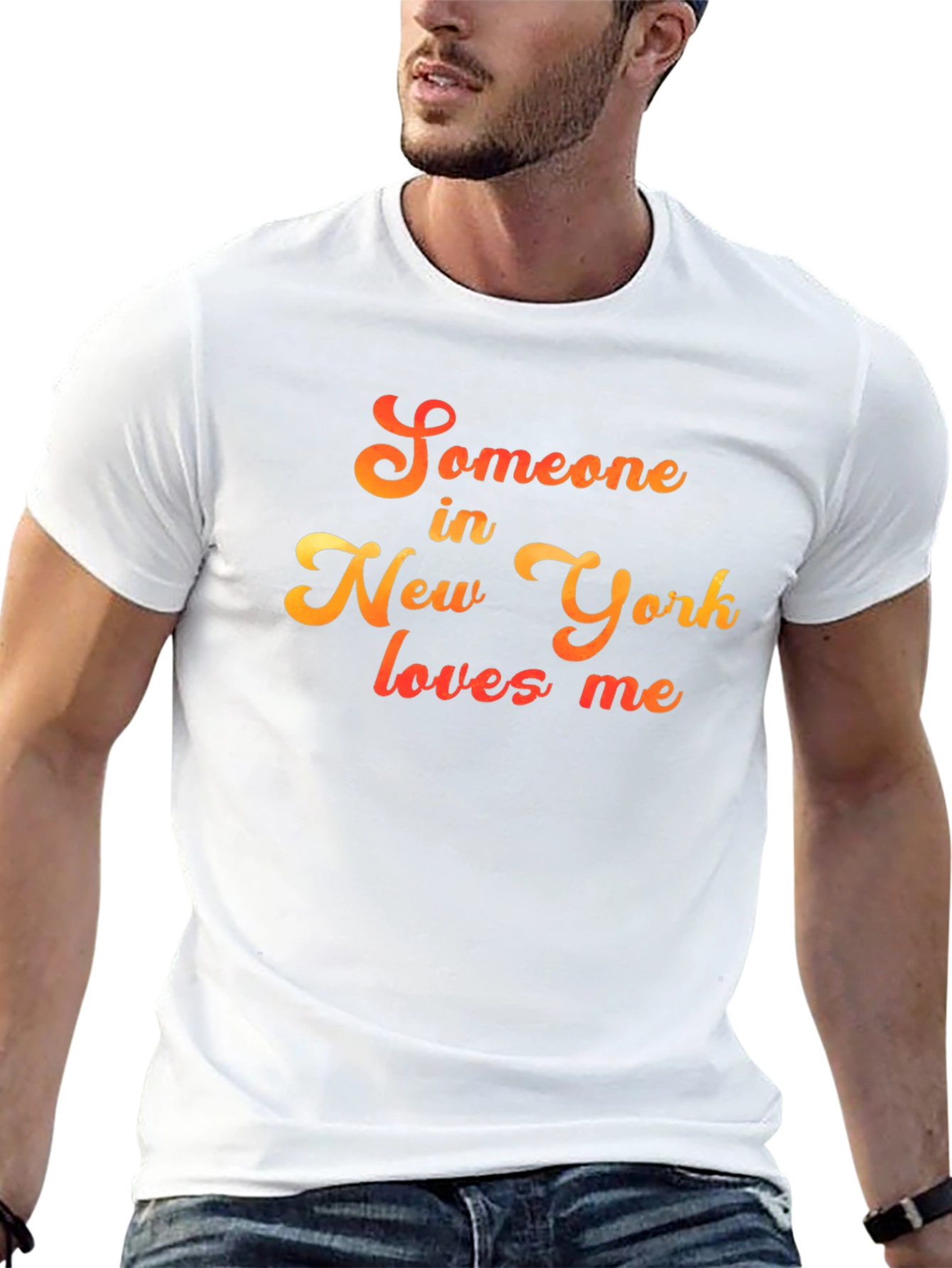 Someone in New York Loves Me Black T-Shirt