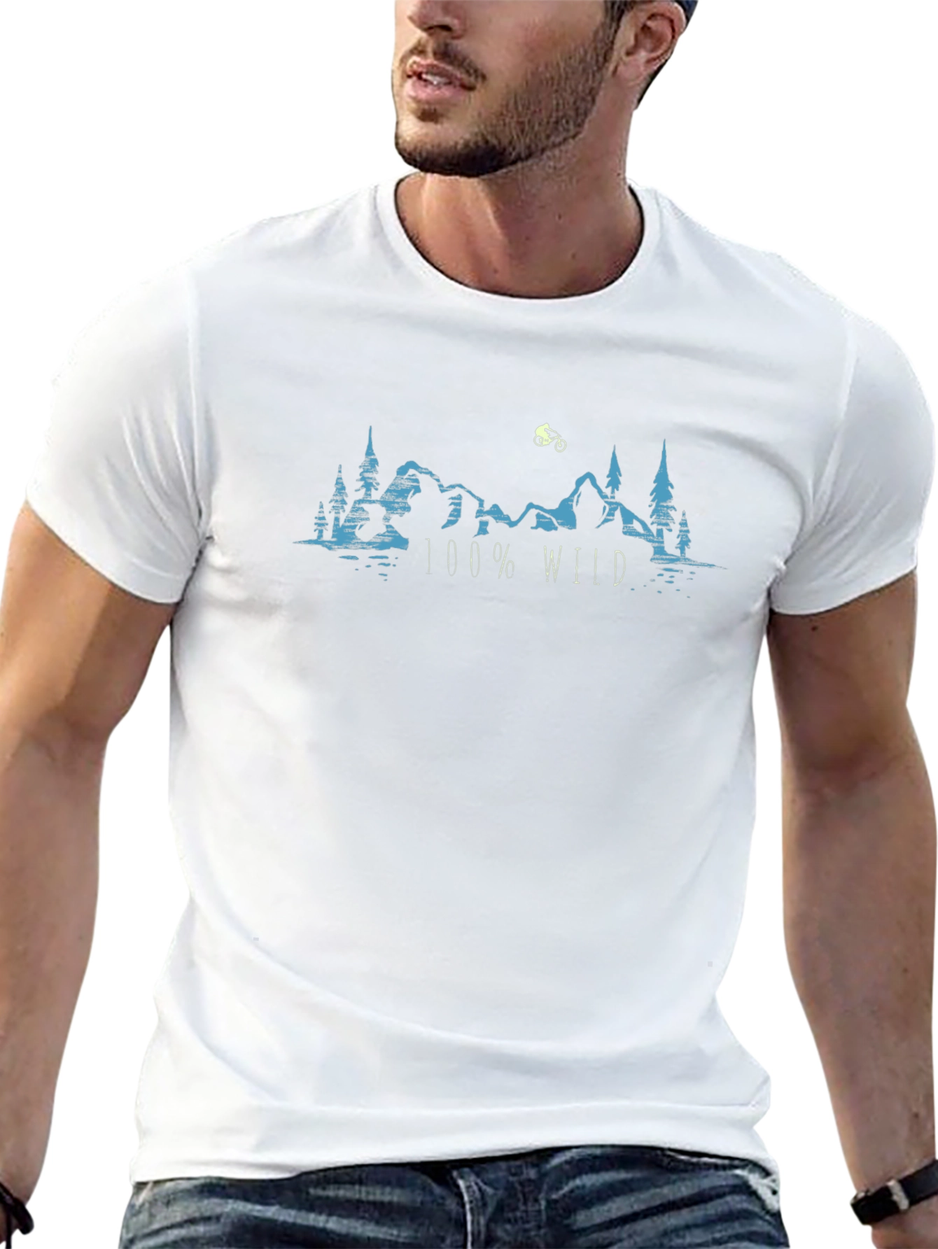 100% Wild Nature Graphic Tee