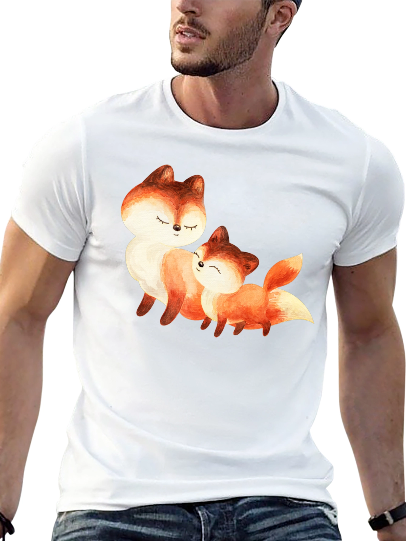 Fox Love Black T-Shirt
