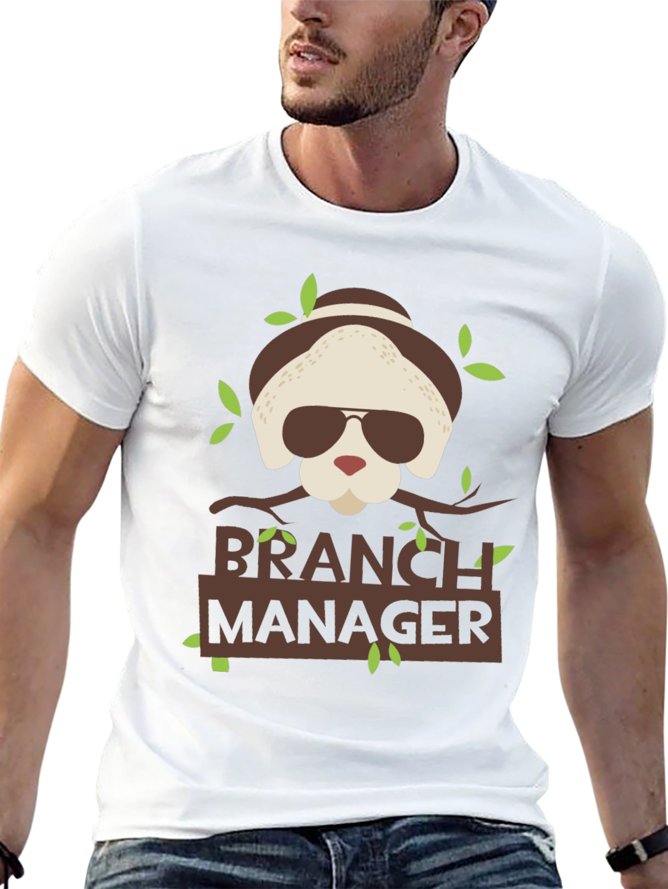 Branch Manager Funny Graphic T-Shirt