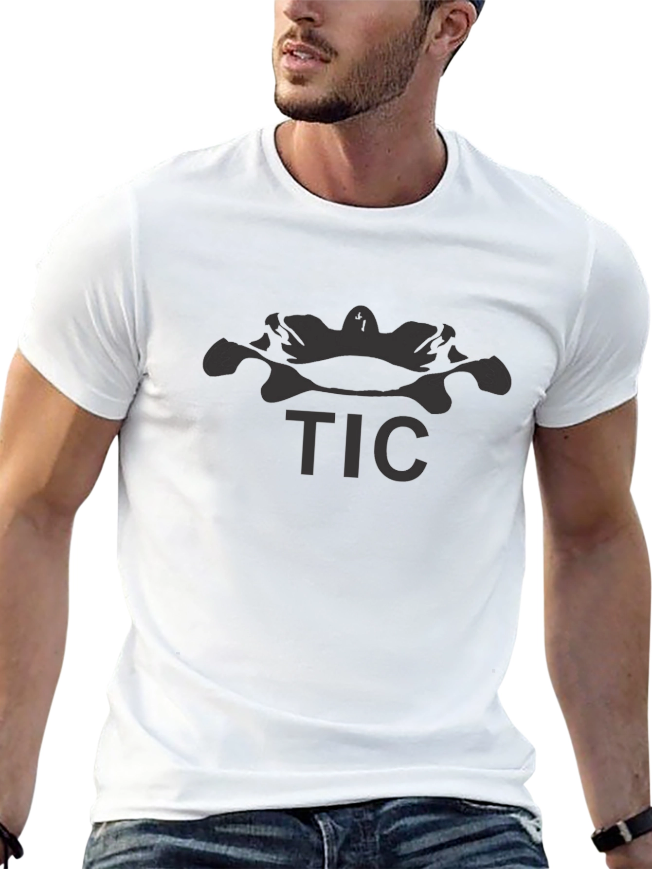 TIC Chiropractic T-Shirt - Black Relaxed Fit