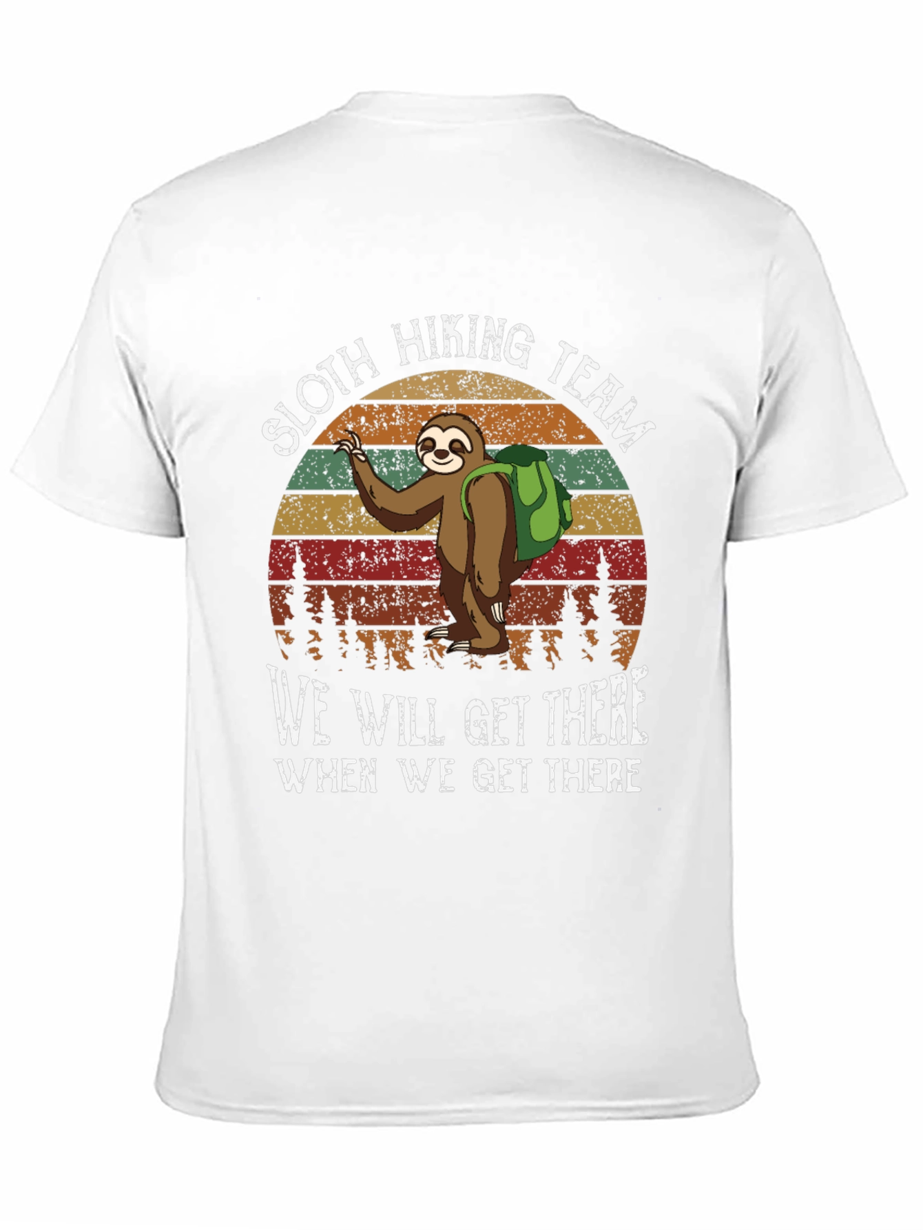 Sloth Hiking Team Tee - We Will Get There