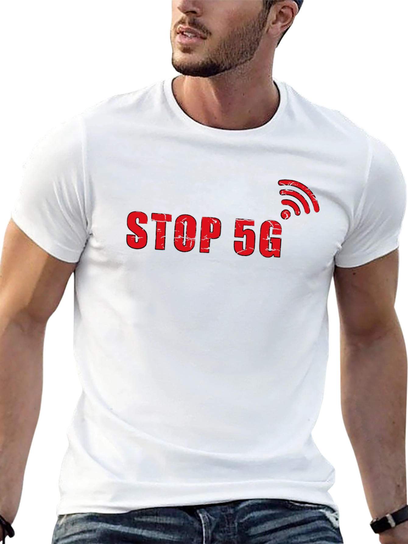 Stop 5G Protest Tee - Anti-5G Conspiracy T-Shirt