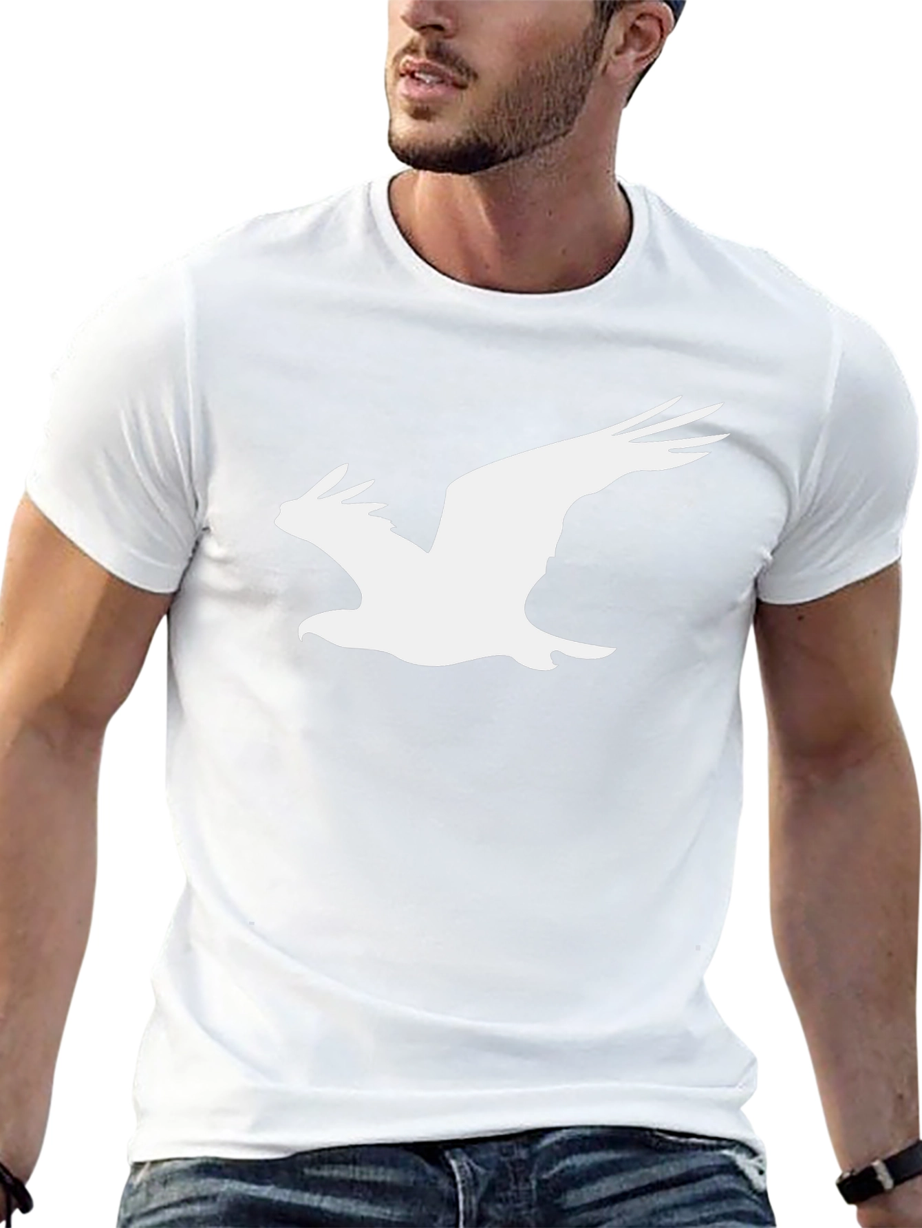 Black Eagle Graphic Tee - Mens Short Sleeve