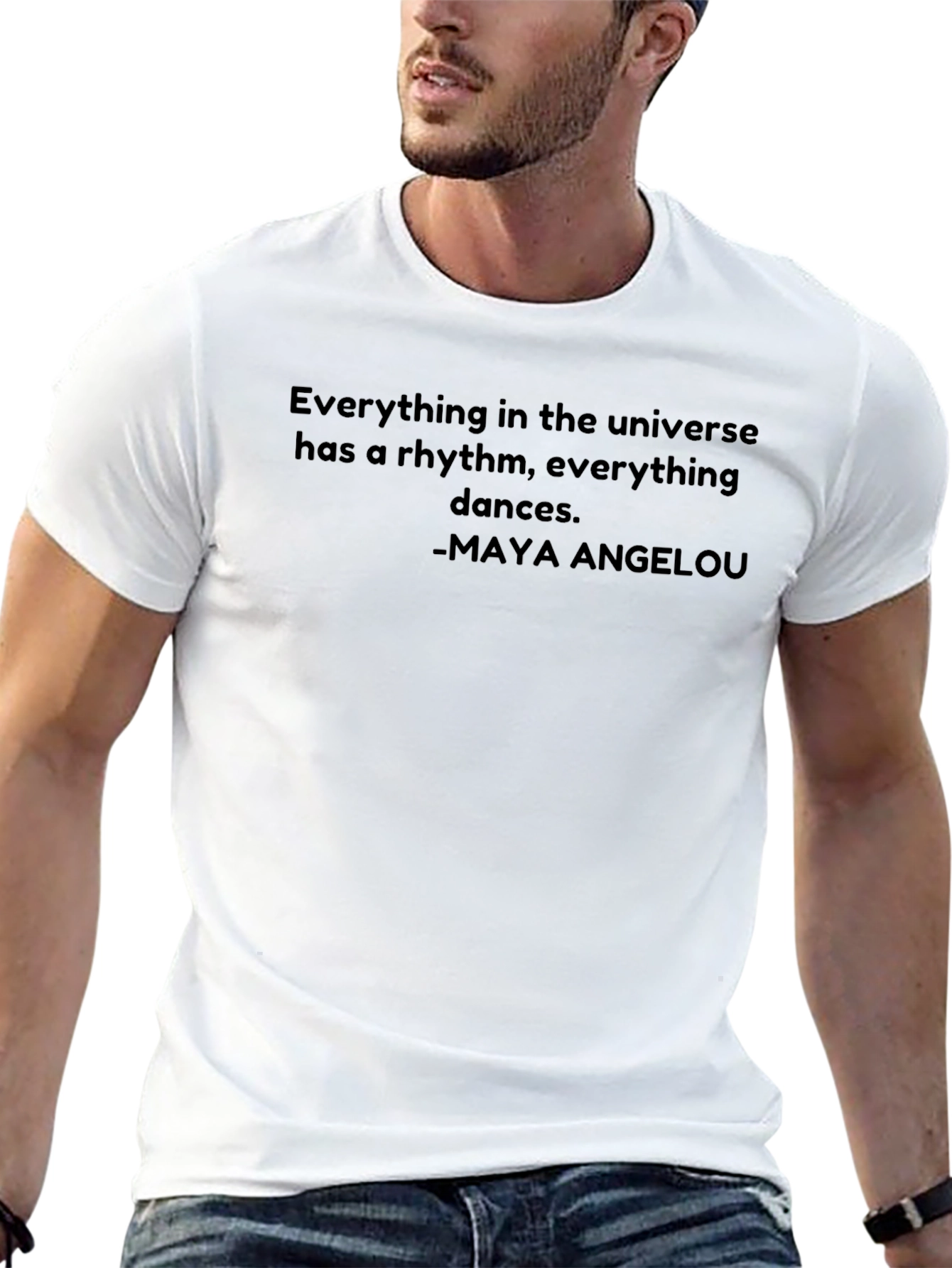 Maya Angelou Quote Tee - Everything Dances