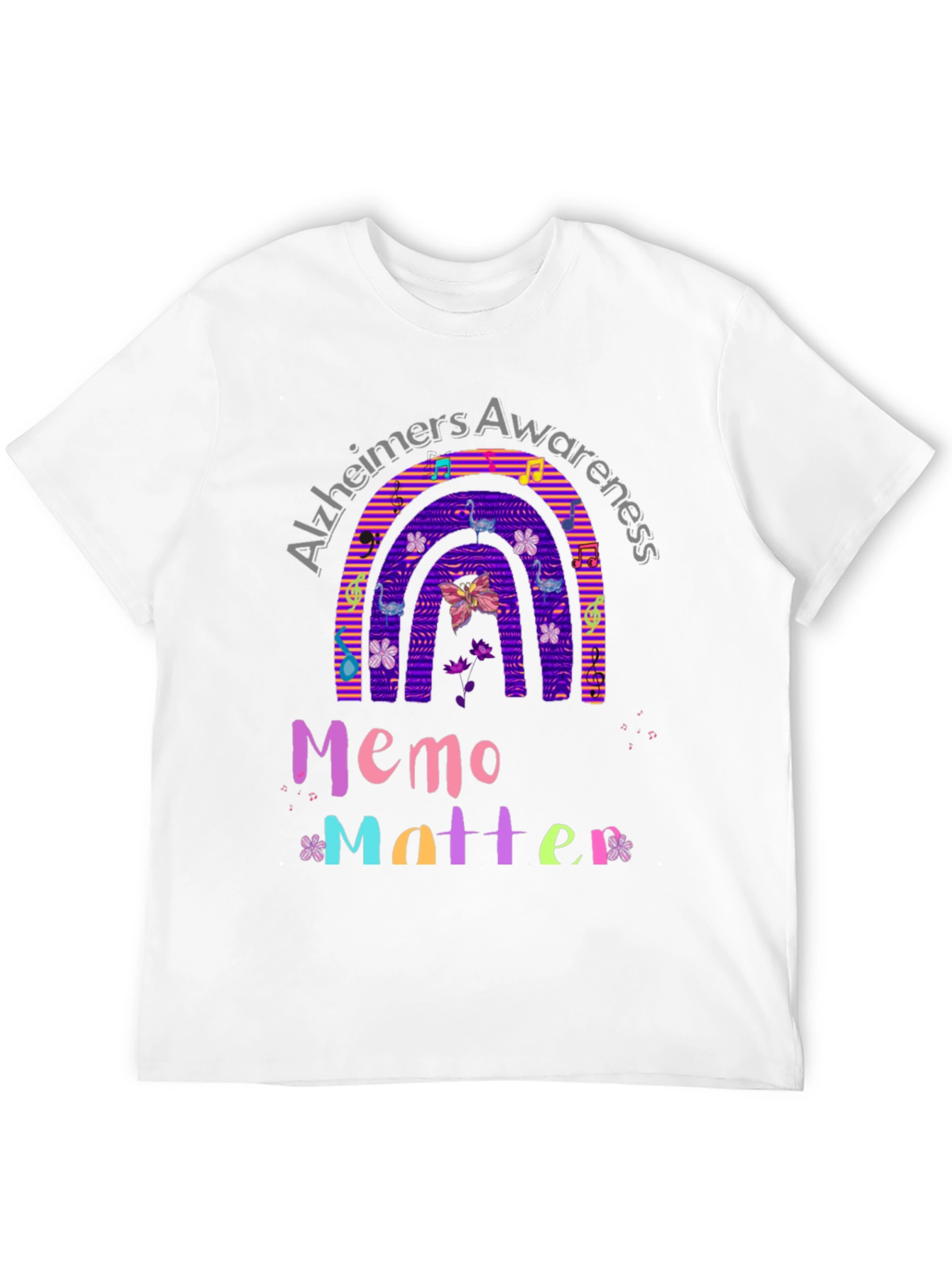 Alzheimers Awareness Memo Matter Graphic Tee