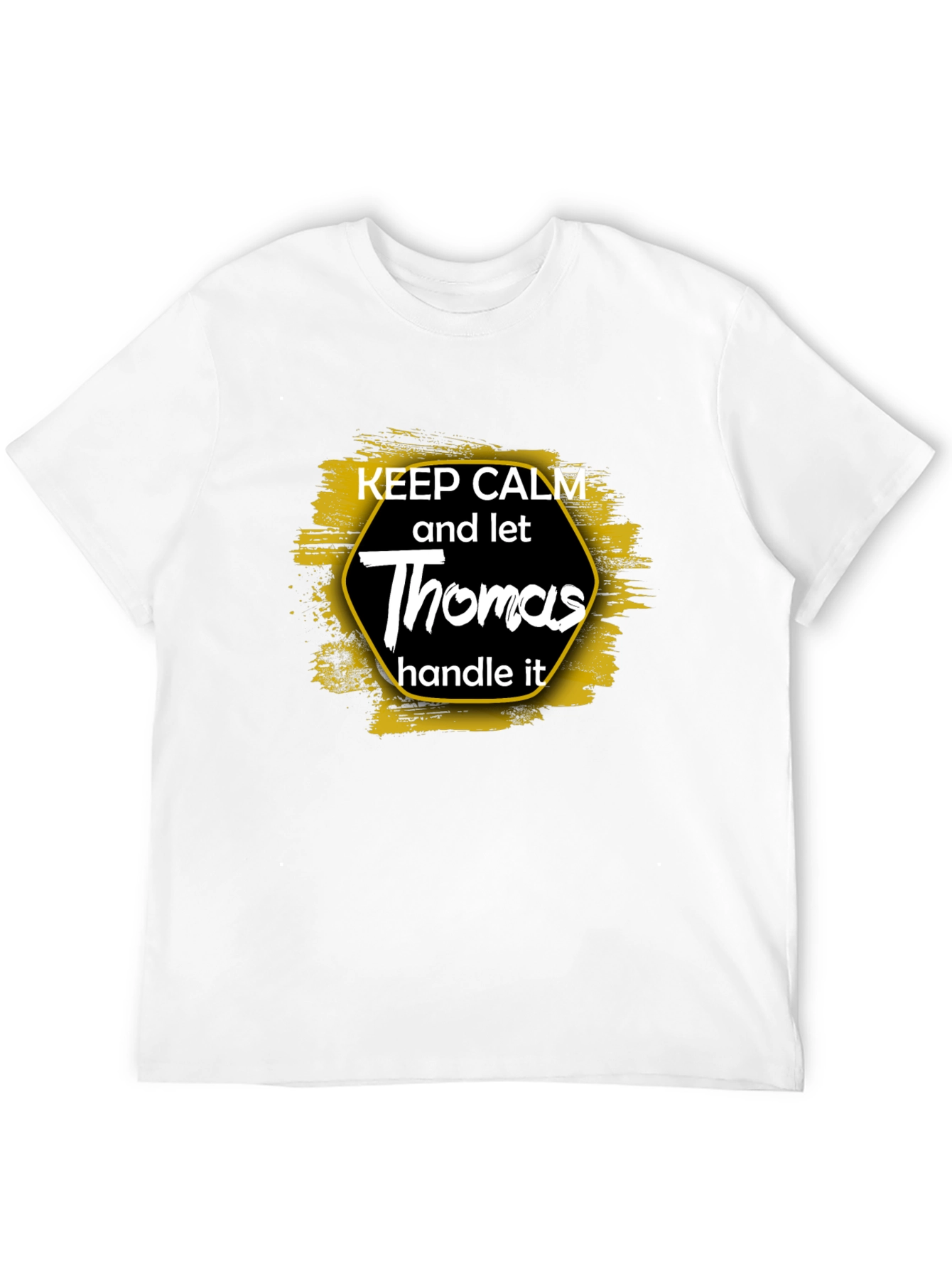 Keep Calm Thomas T-Shirt Funny Name Gift