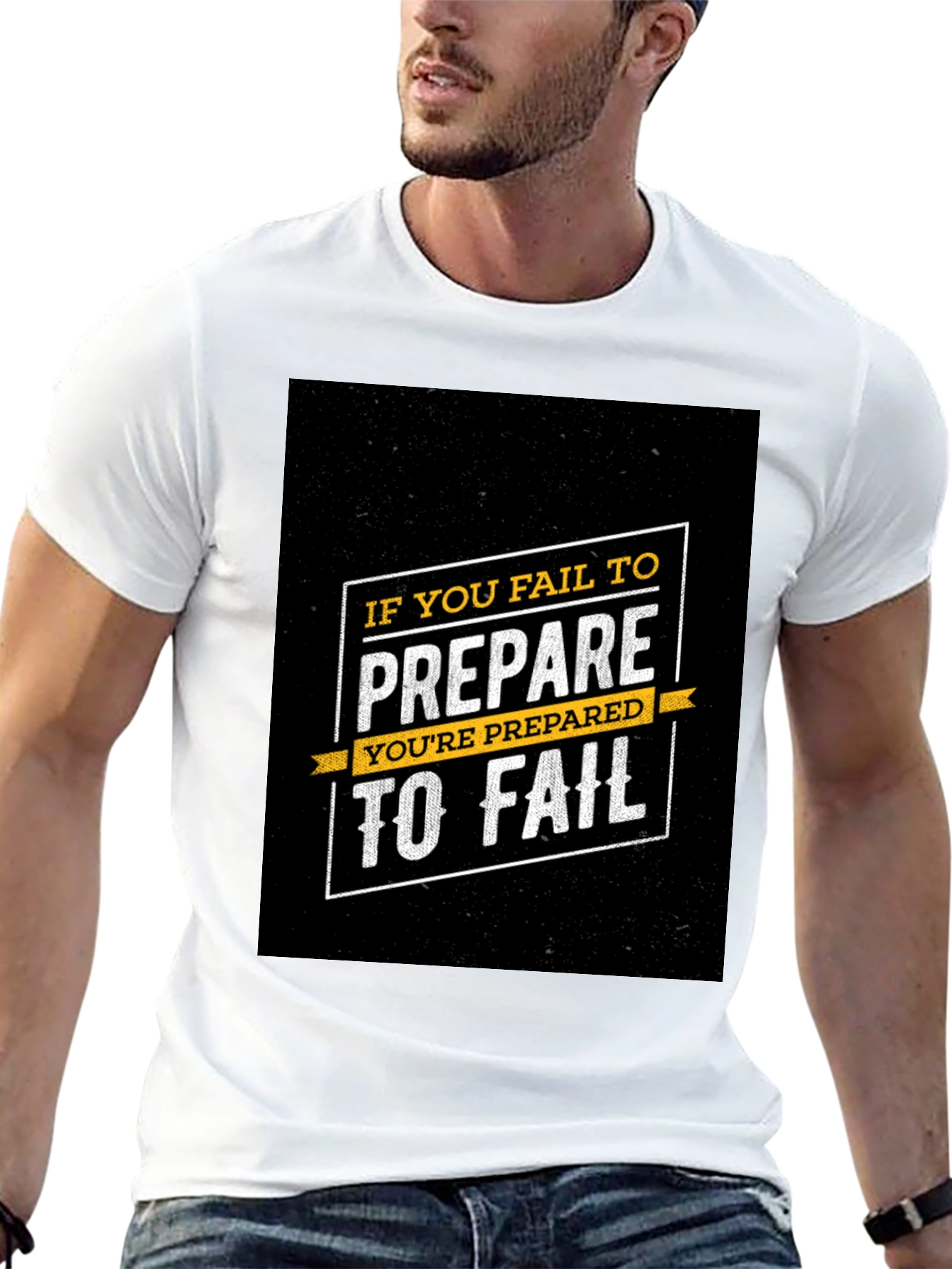 Motivational Quote T-Shirt - Prepare to Succeed