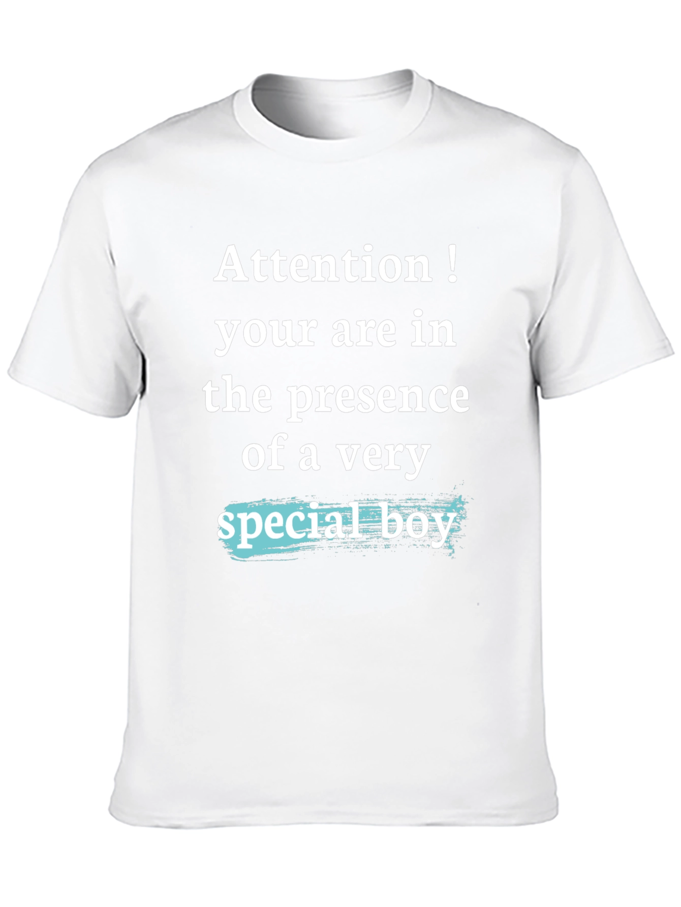 Attention Special Boy Graphic T-Shirt