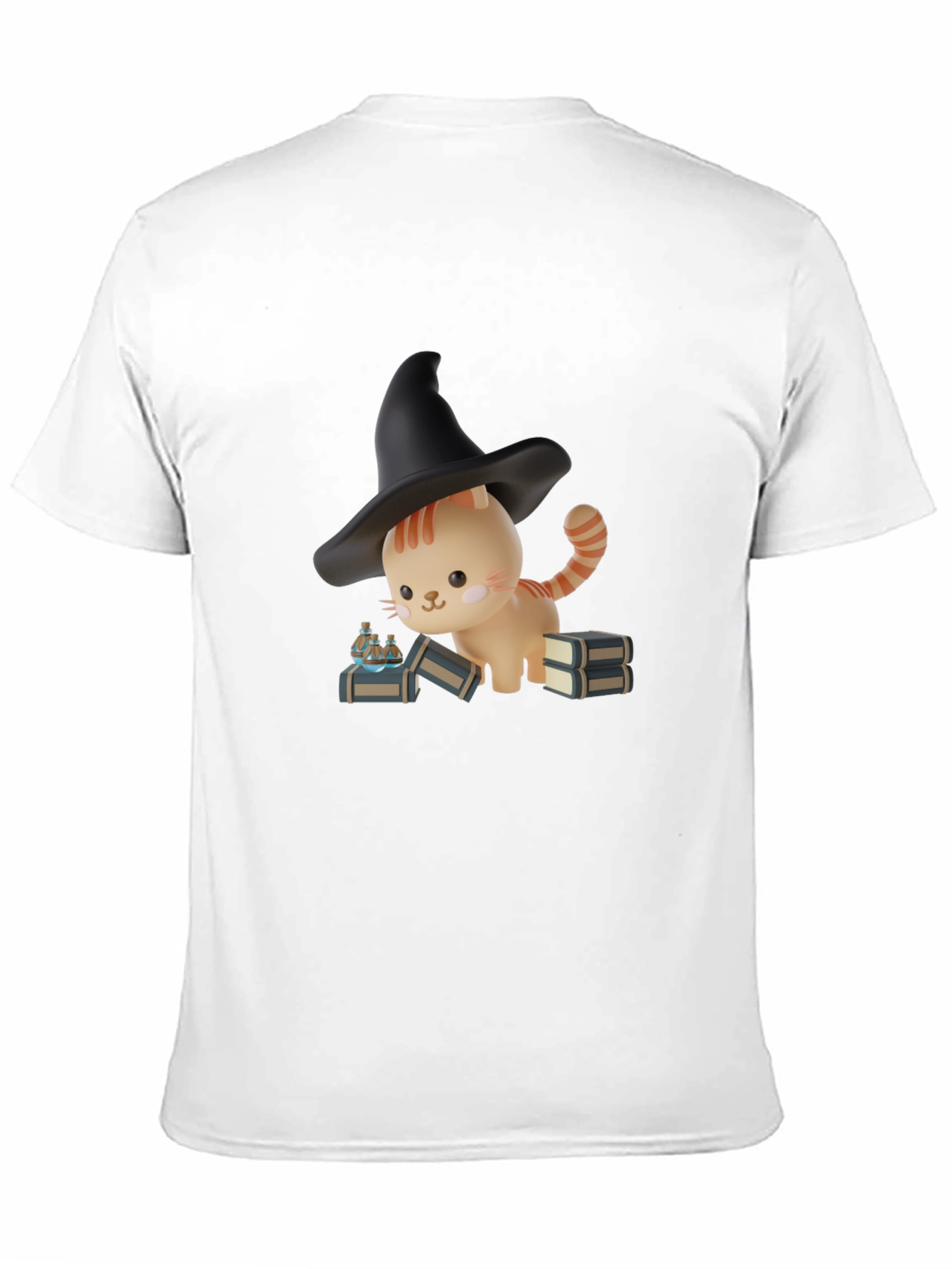 Witch Cat T-Shirt - Spooky Season Style
