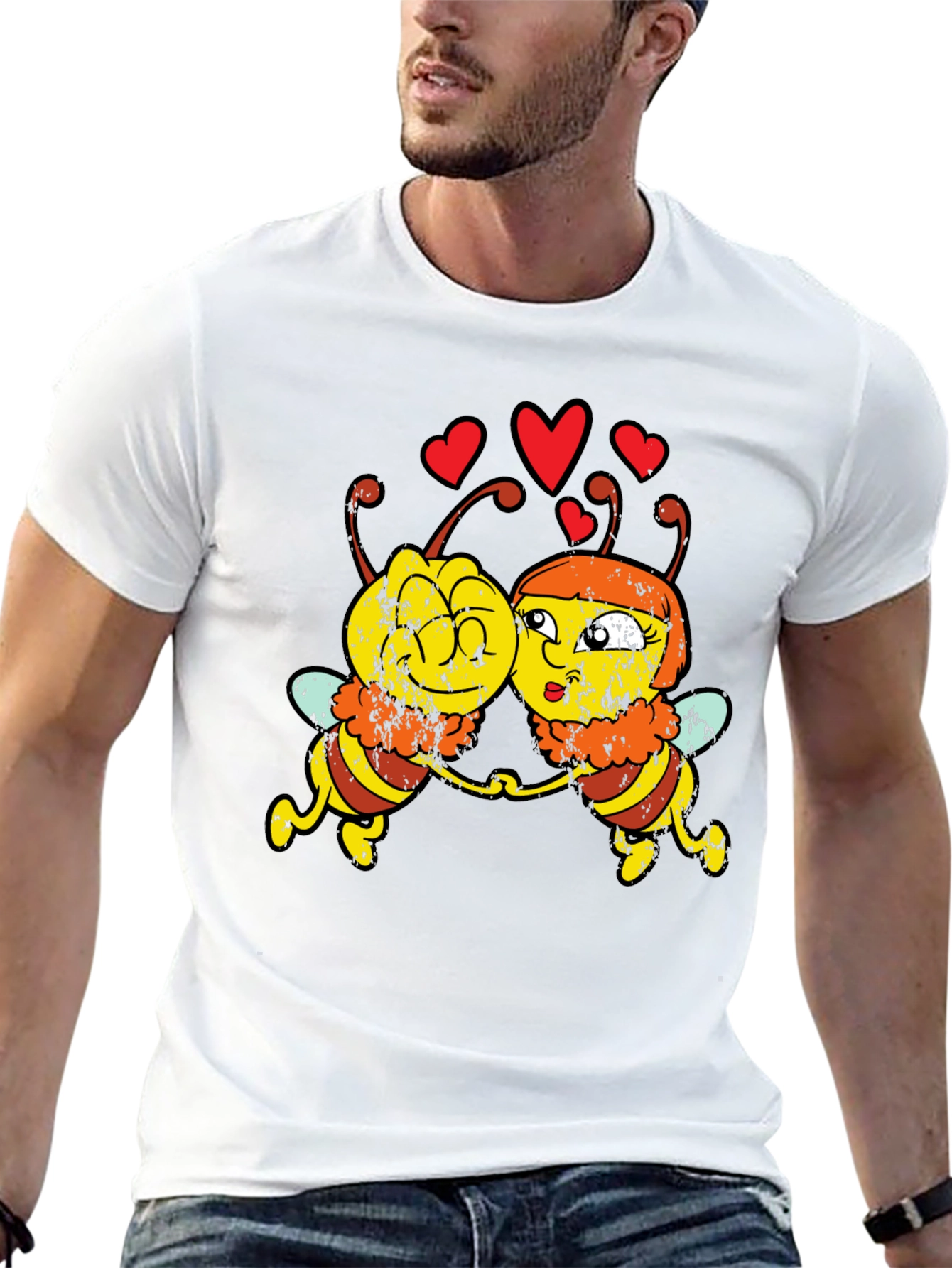 Love Bees Graphic Tee