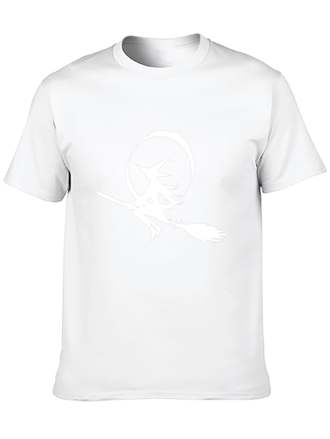 Witch on Broomstick Graphic Tee - Halloween Ready