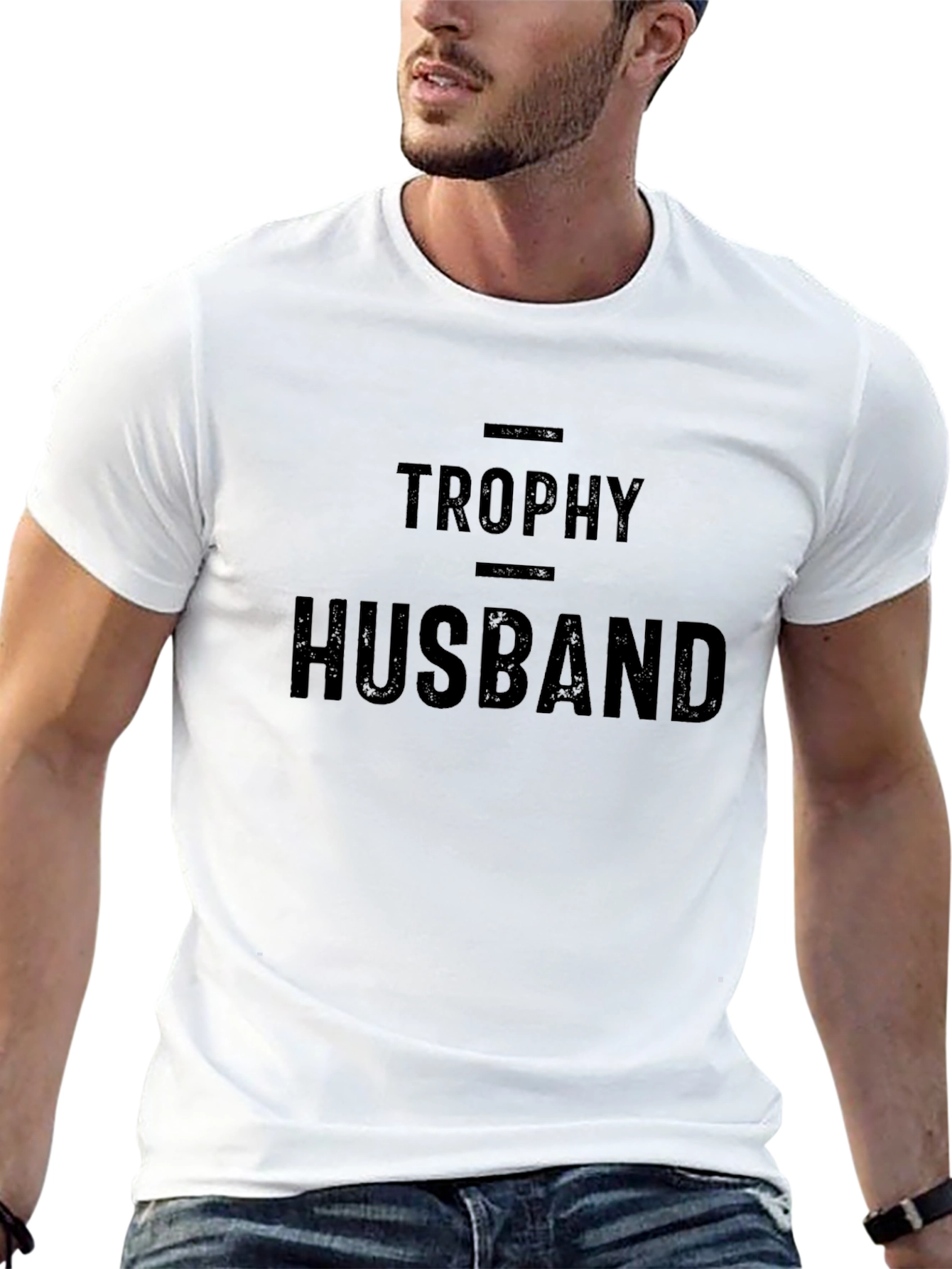 Trophy Husband Graphic Novelty T-Shirt