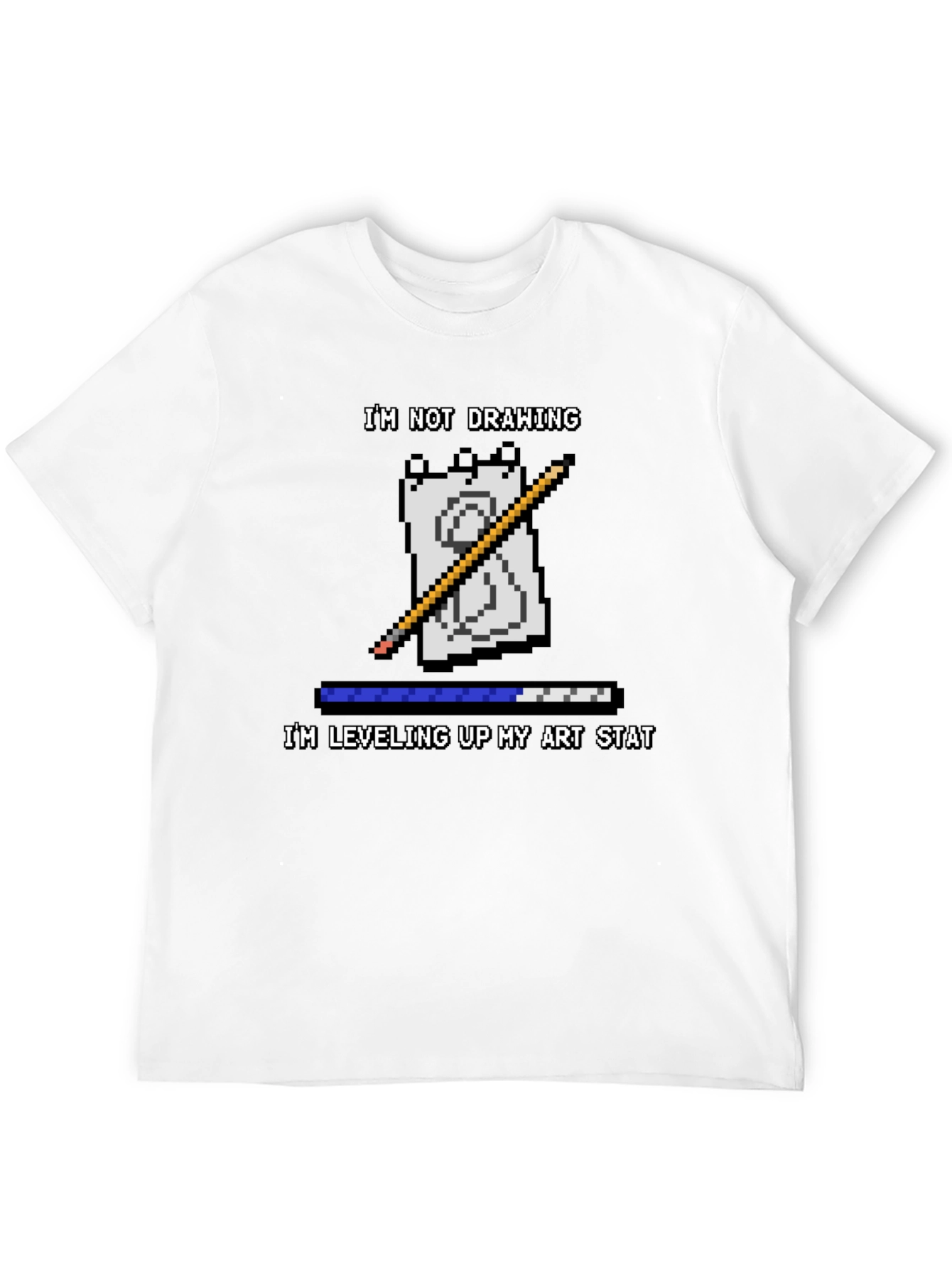 Leveling Up Art T-Shirt - Gamer Artist Tee