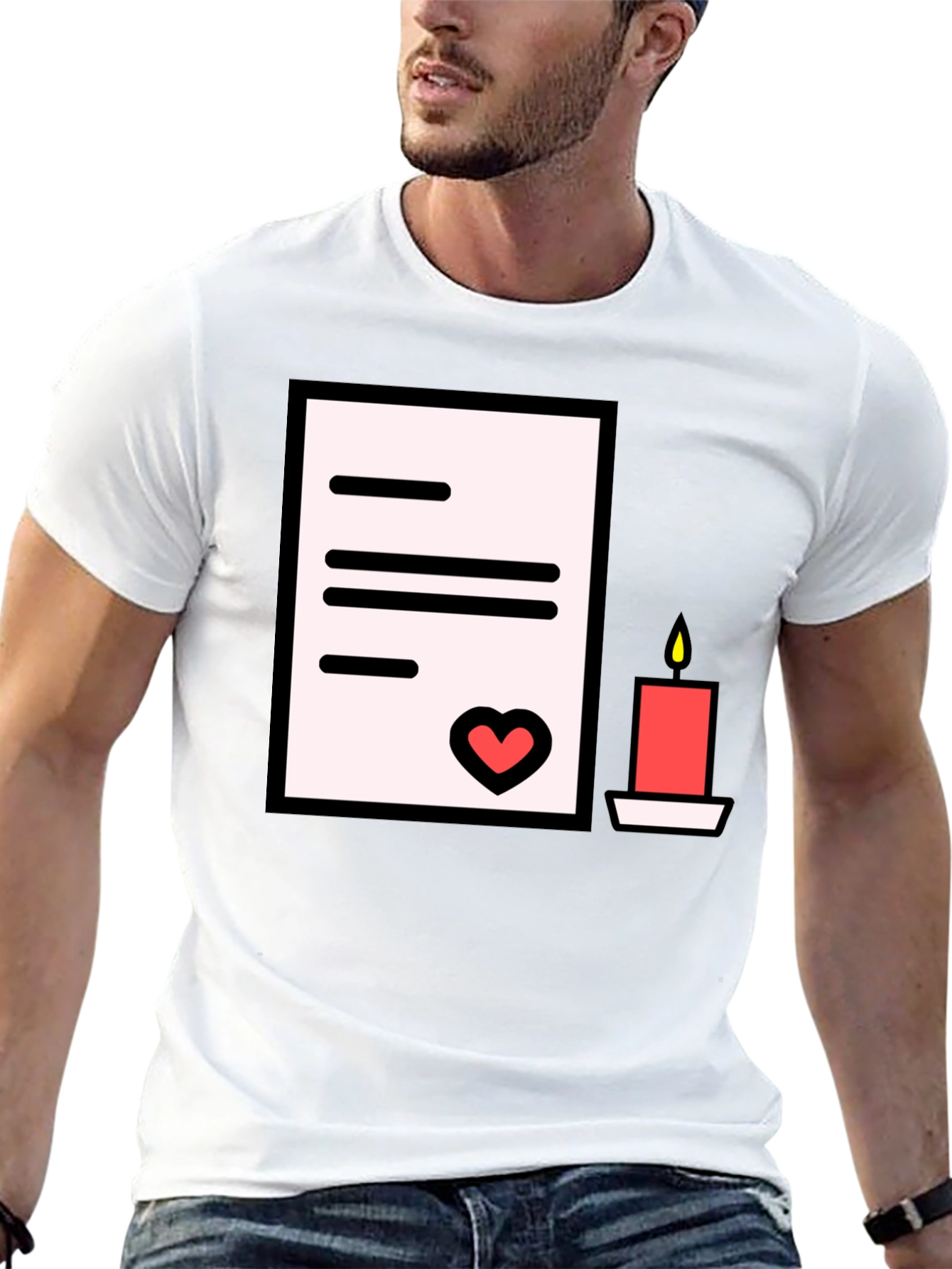 Romantic Letter T-Shirt: Express Your Affection