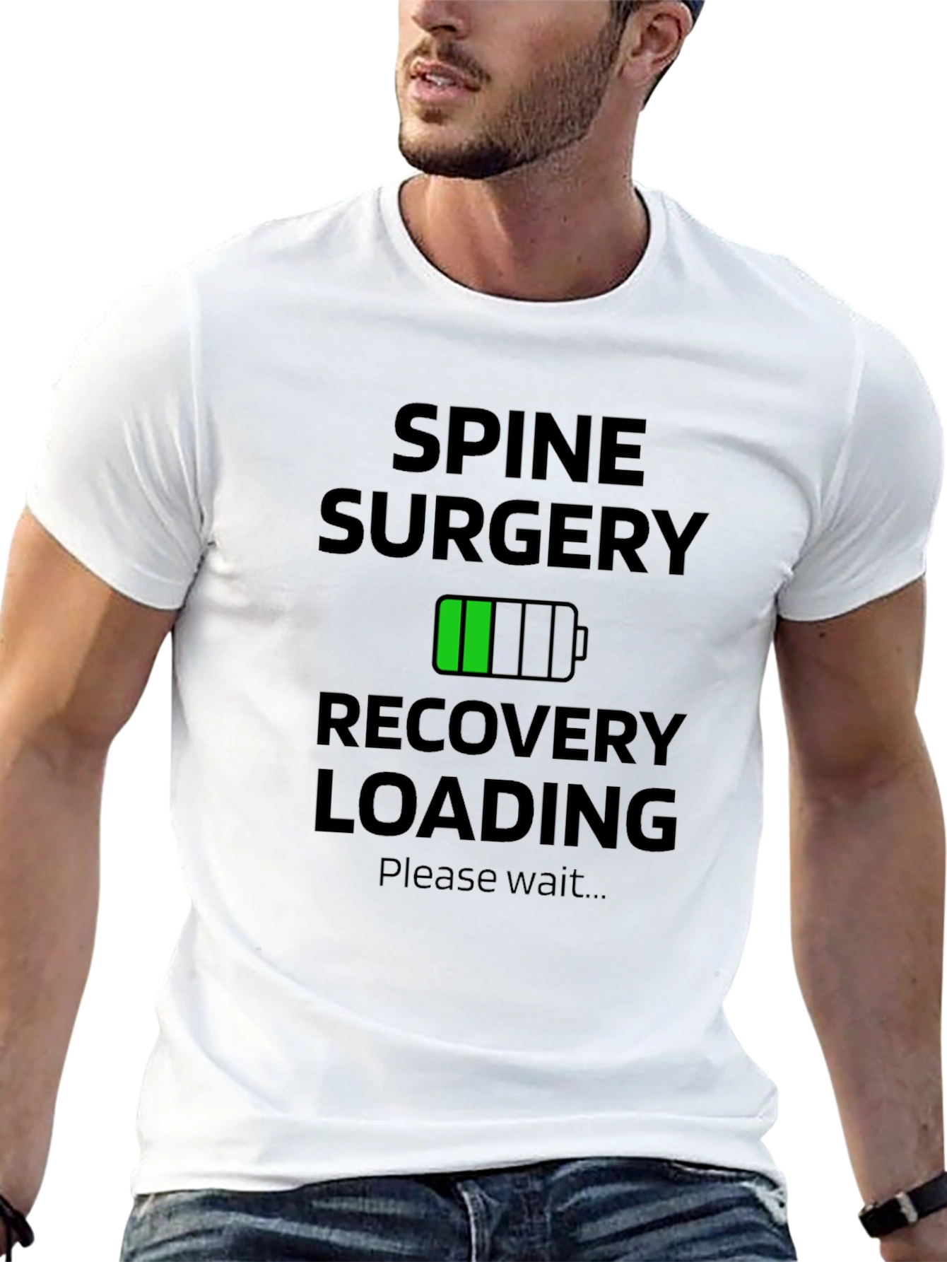 Spine Surgery Recovery Loading T-Shirt