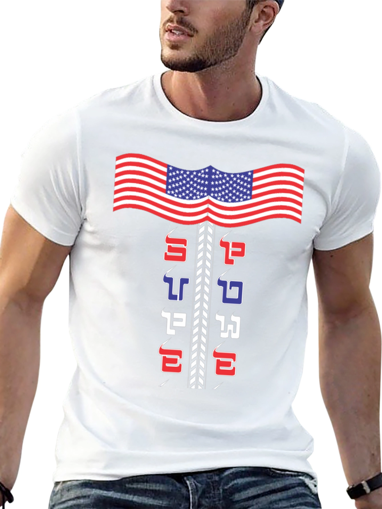 Patriotic Hebrew Pride T-Shirt