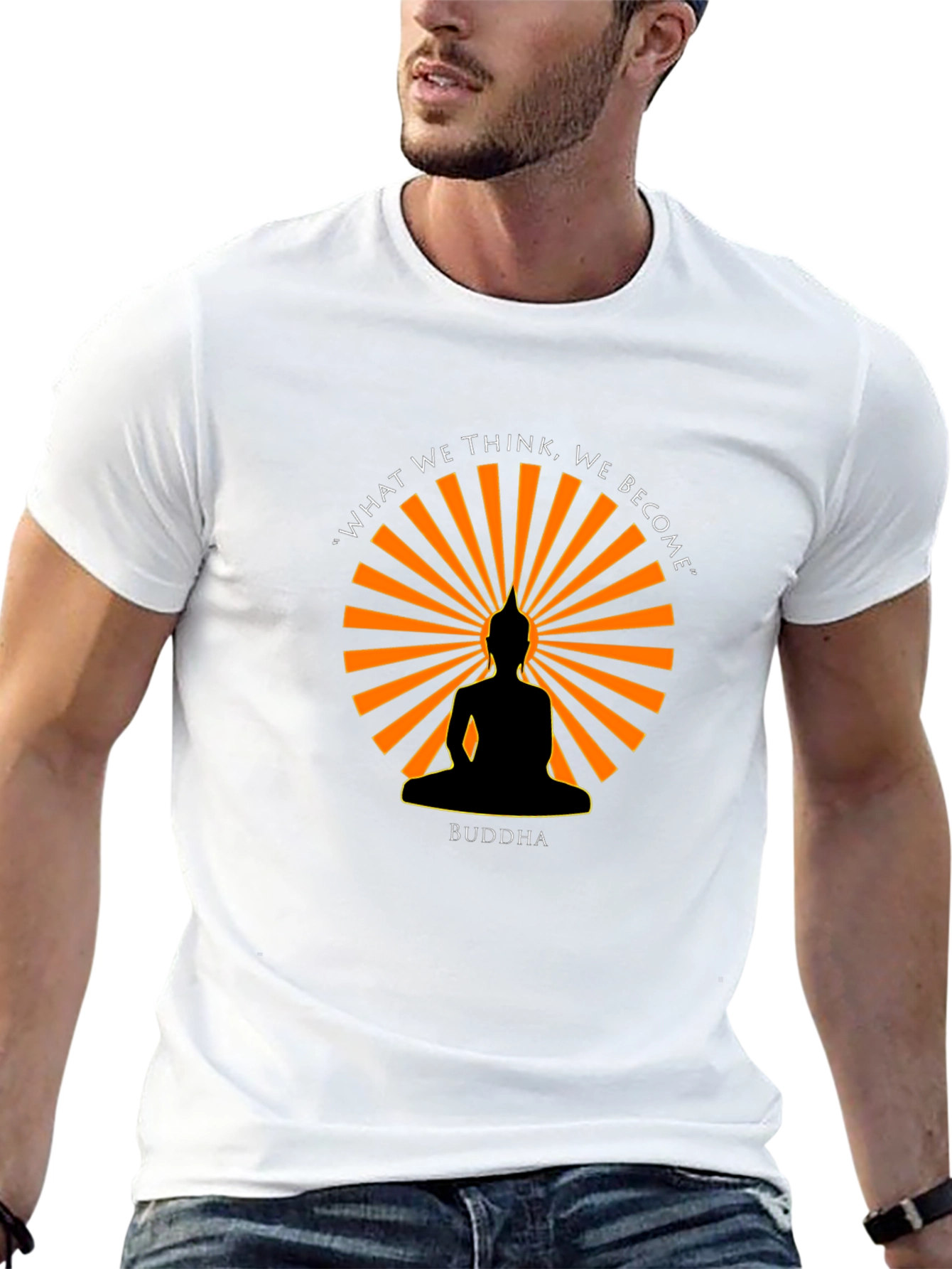 Buddha Graphic Tee - What We Think We Become