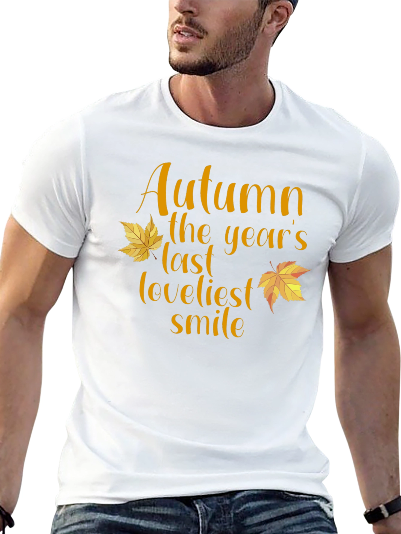 Autumn Loveliest Smile T-Shirt - Fall Season Tee