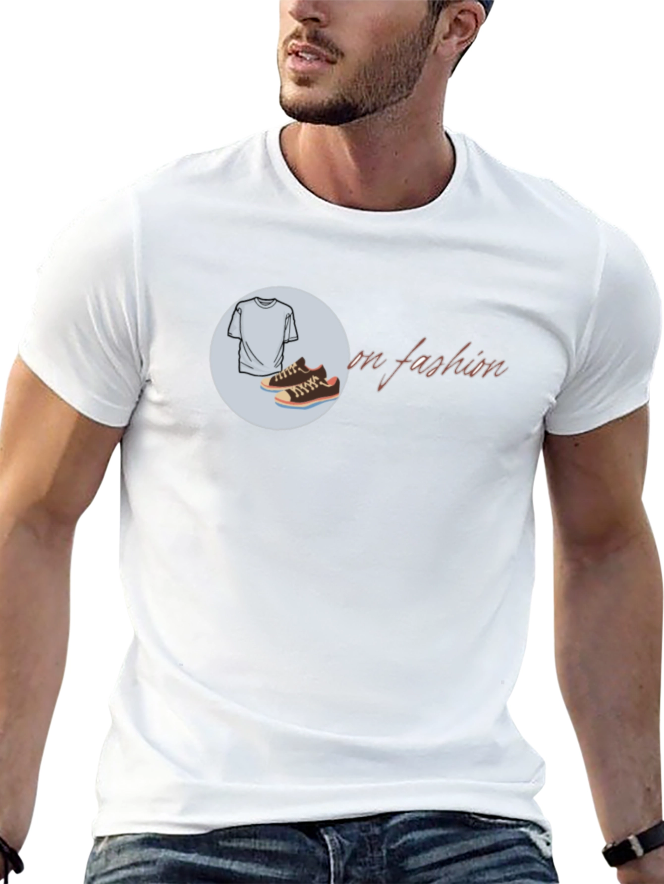 Mens Black Fashion T-Shirt