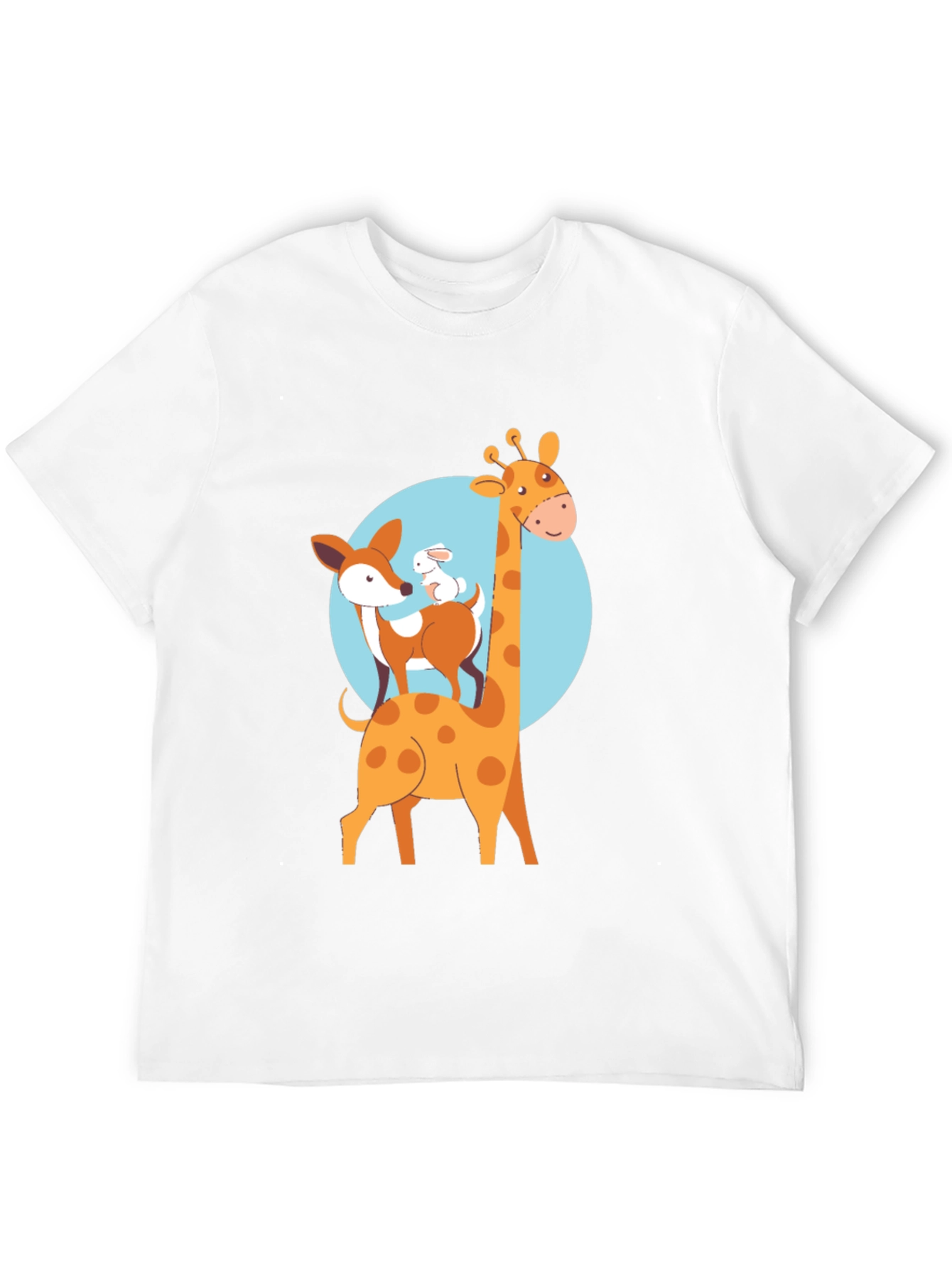 Cute Animal Stack Graphic Tee